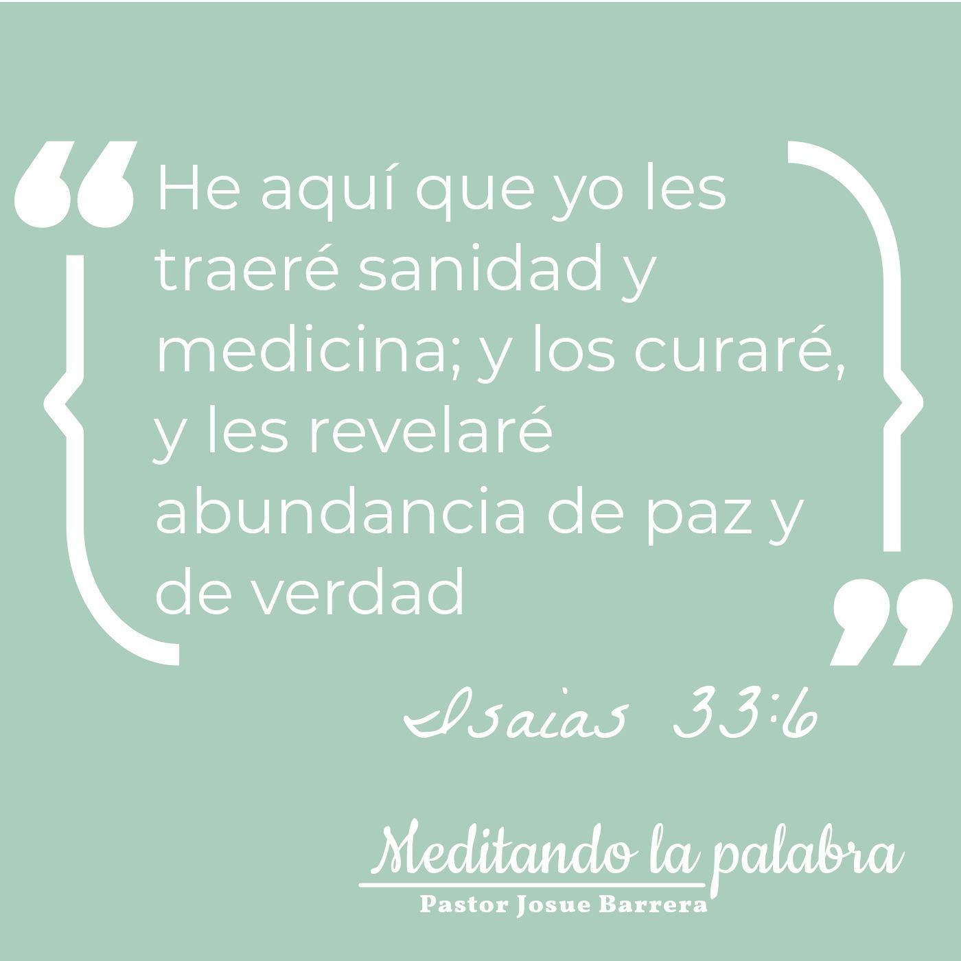Meditando la palabra