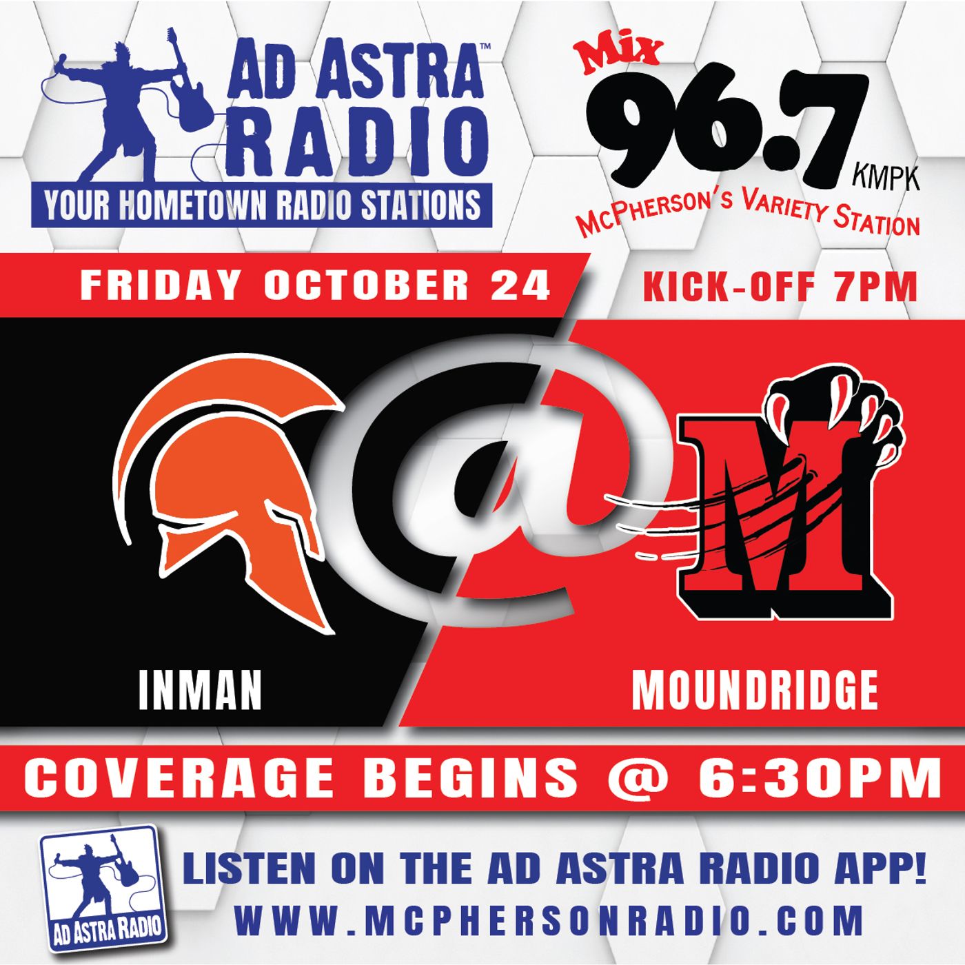Inman Teutons at Moundridge Wildcats Football (October 24, 2025) episode artwork