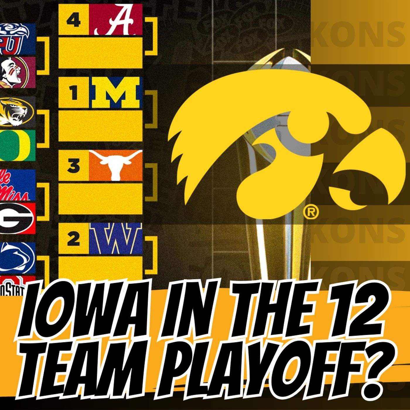 Iowa’s Odds At Making The First Ever 12 Team Playoff | WUW 501