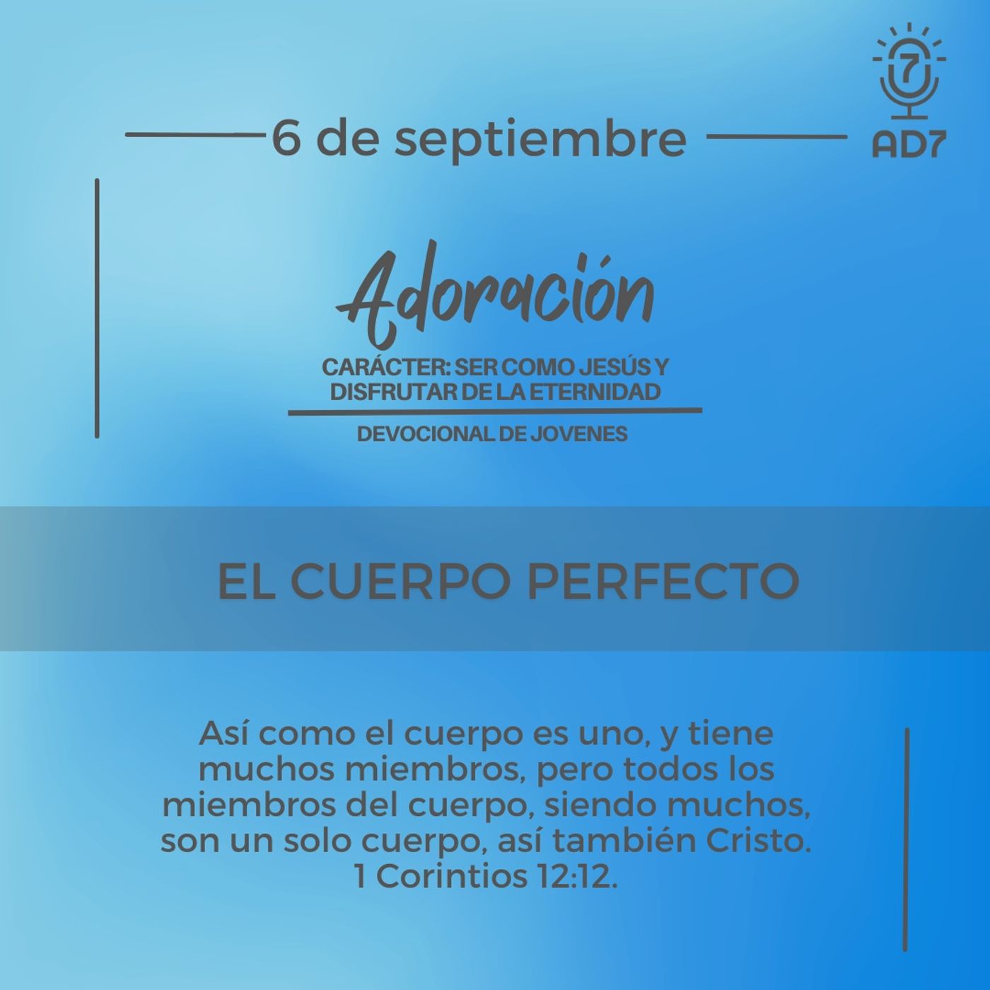 AD7 Devocional - Diferente / Inverso