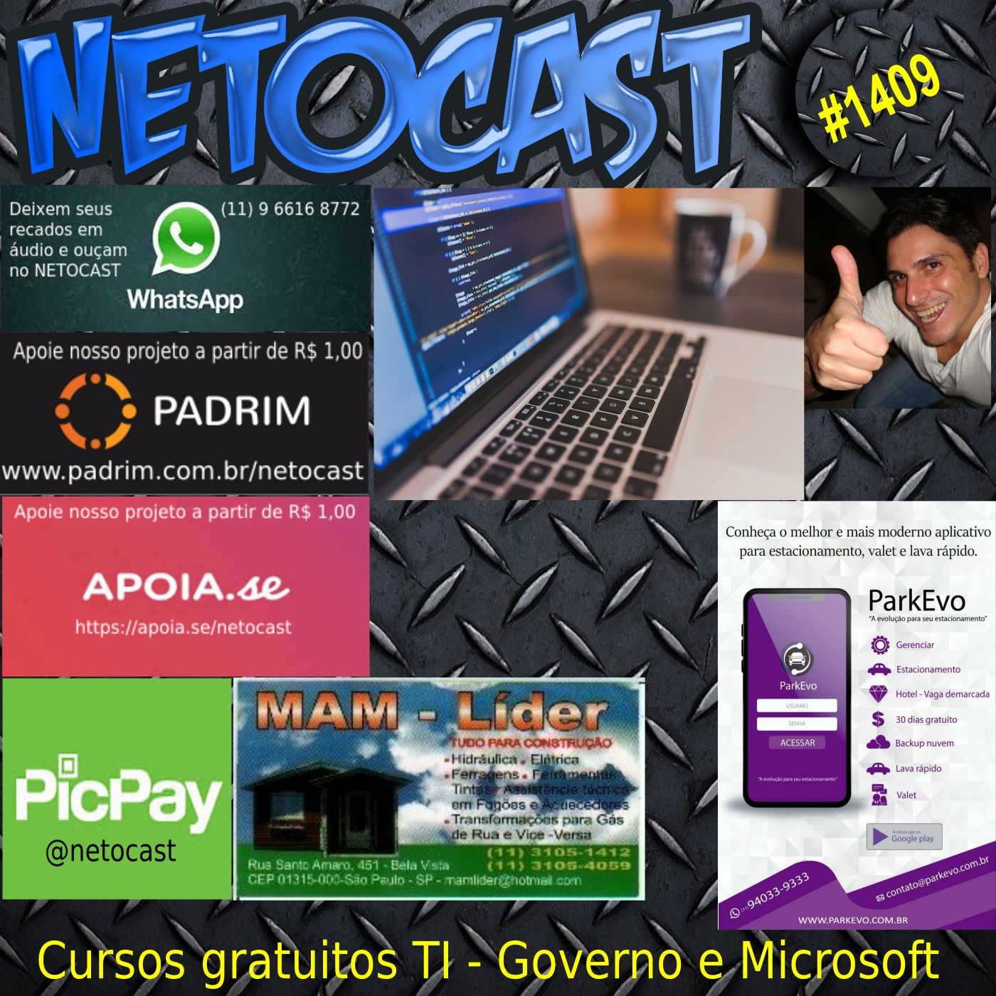 NETOCAST 1409 DE 31/03/2021 - Governo federal e Microsoft lançam cursos gratuitos de tecnologia