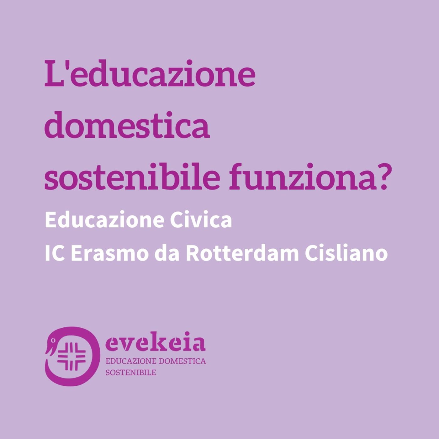 Una scommessa educativa
