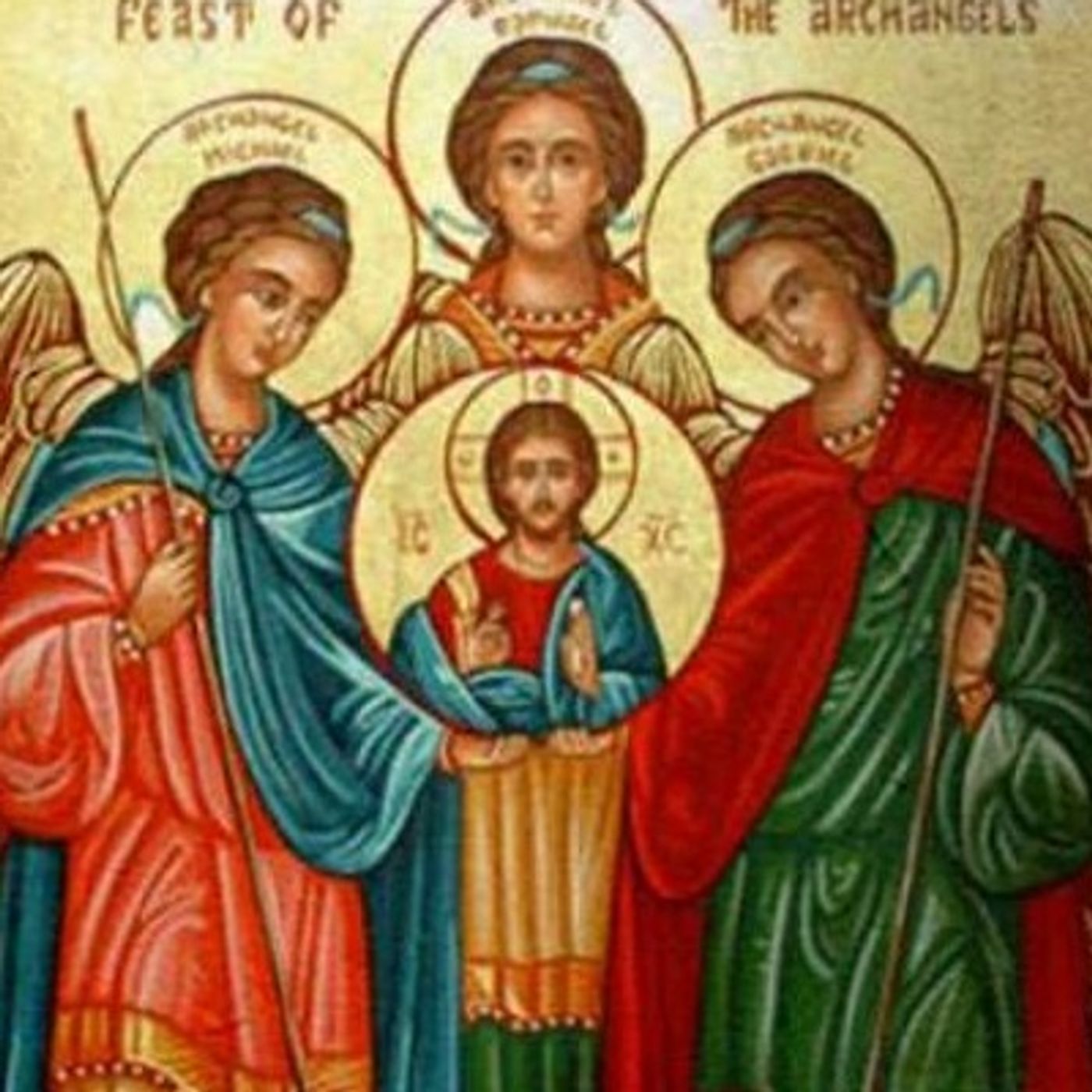 Santos Arcángeles Miguel, Gabriel y Rafael