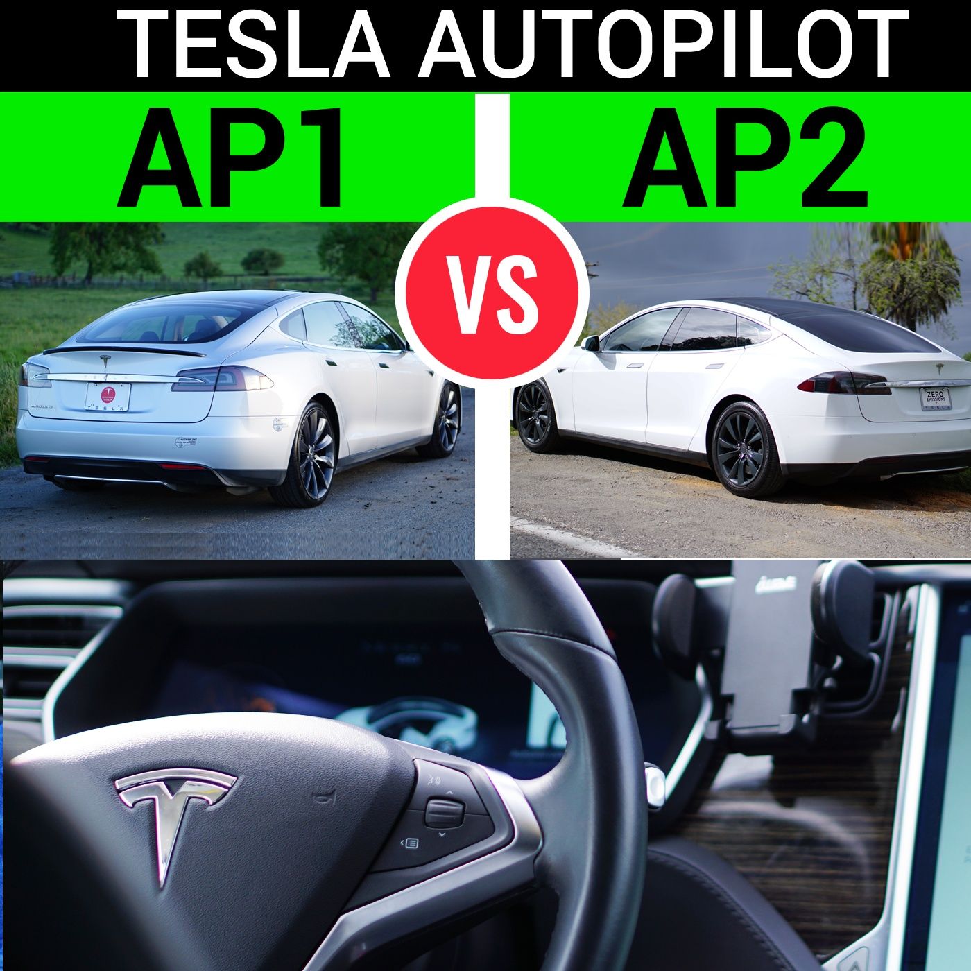 Tesla Autopilot 1.0 vs 2.0 ( AP1 vs AP2 ) — Everything Tesla cover