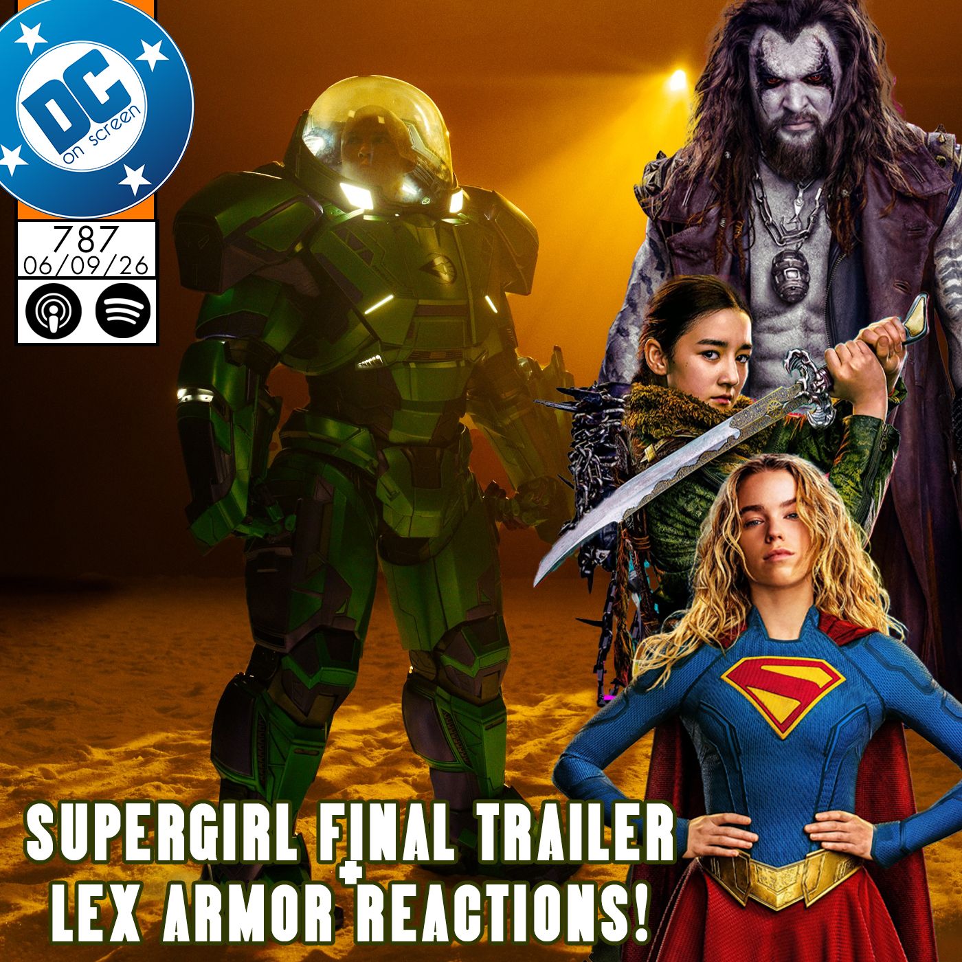 Supergirl Final Trailer & Lex Armor Reactions! | DCU News Updates episode artwork