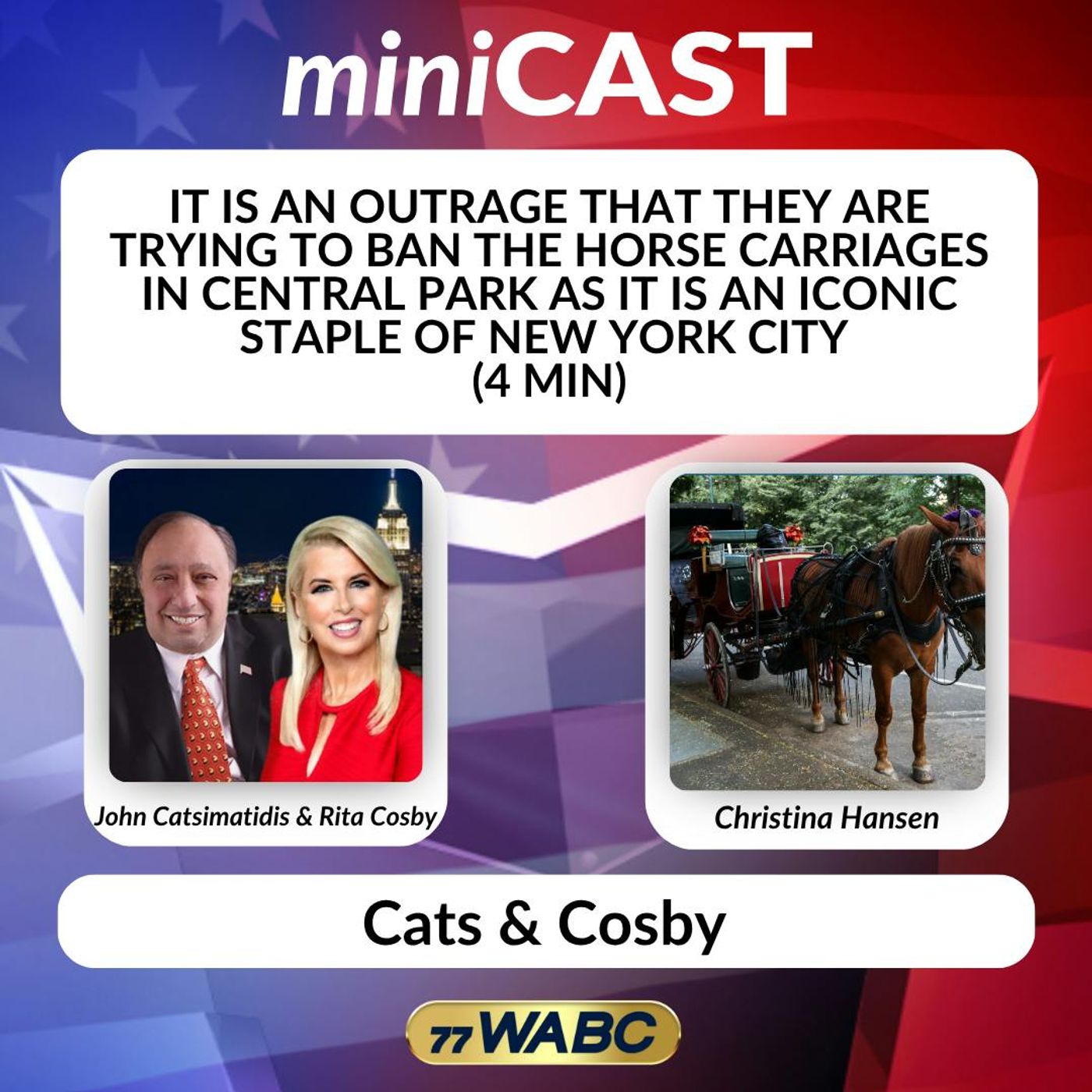 Christina Hansen: It is an Outrage that They are Trying to Ban the Horse Carriages in Central Park as It is an Iconic Staple of New York Cit