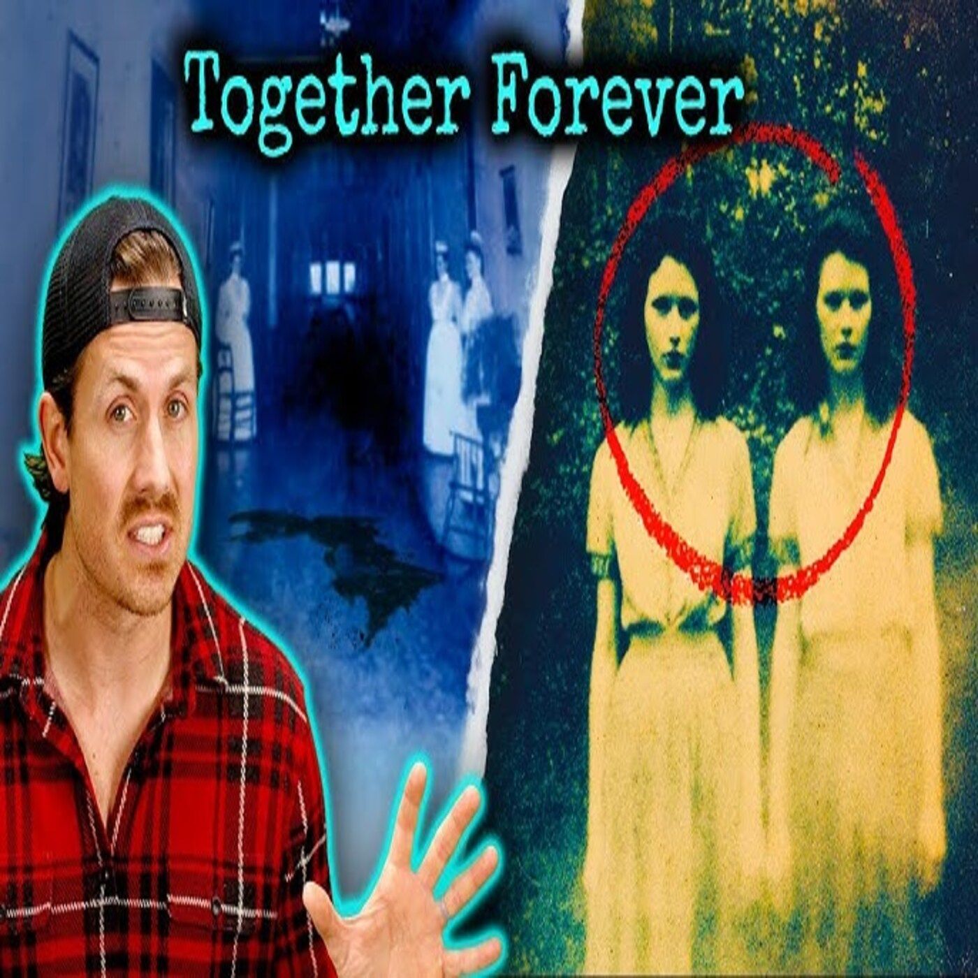 These CREEPY TWINS are straight out of the X-FILES... episode artwork