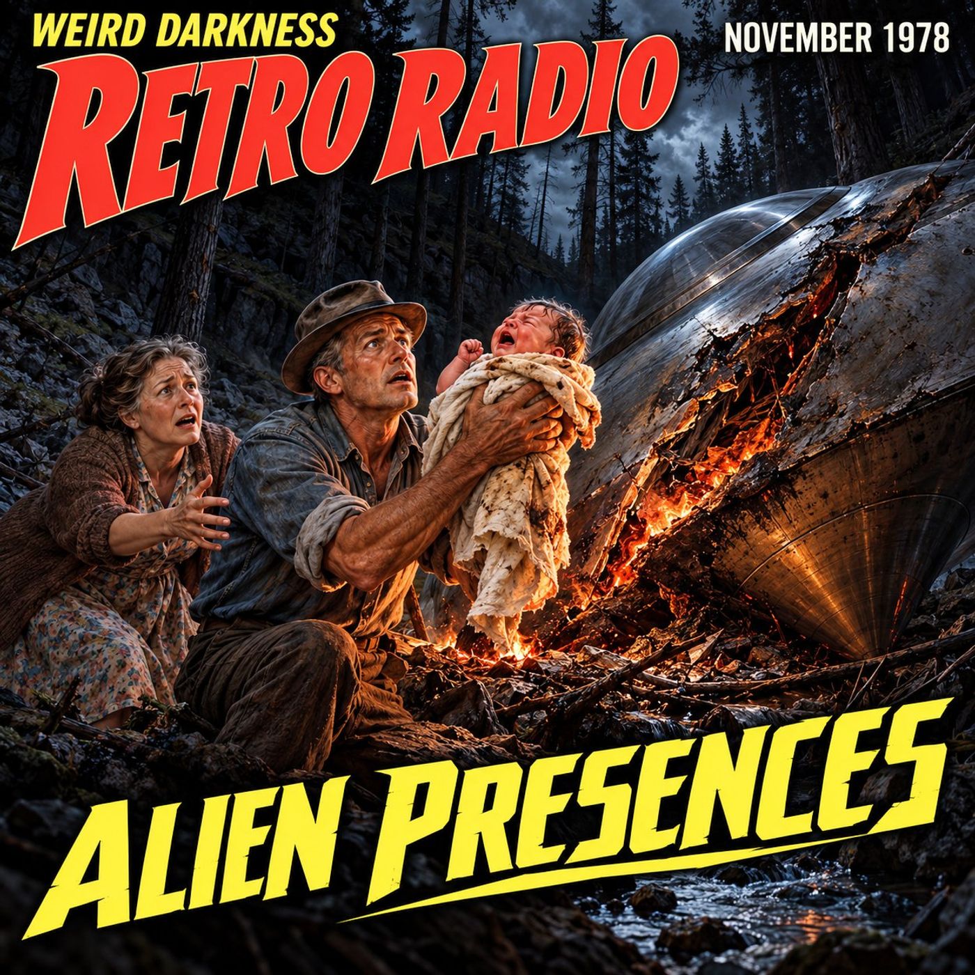 ALIEN PRESENCES: The Baby From The Burning Wreck In The Ravine | #RetroRadio