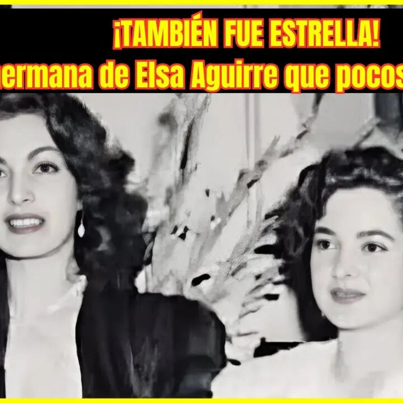 ⭐HERMANA MENOS CONOCIDA de ELSA AGUIRRE brilló en CINE⭐