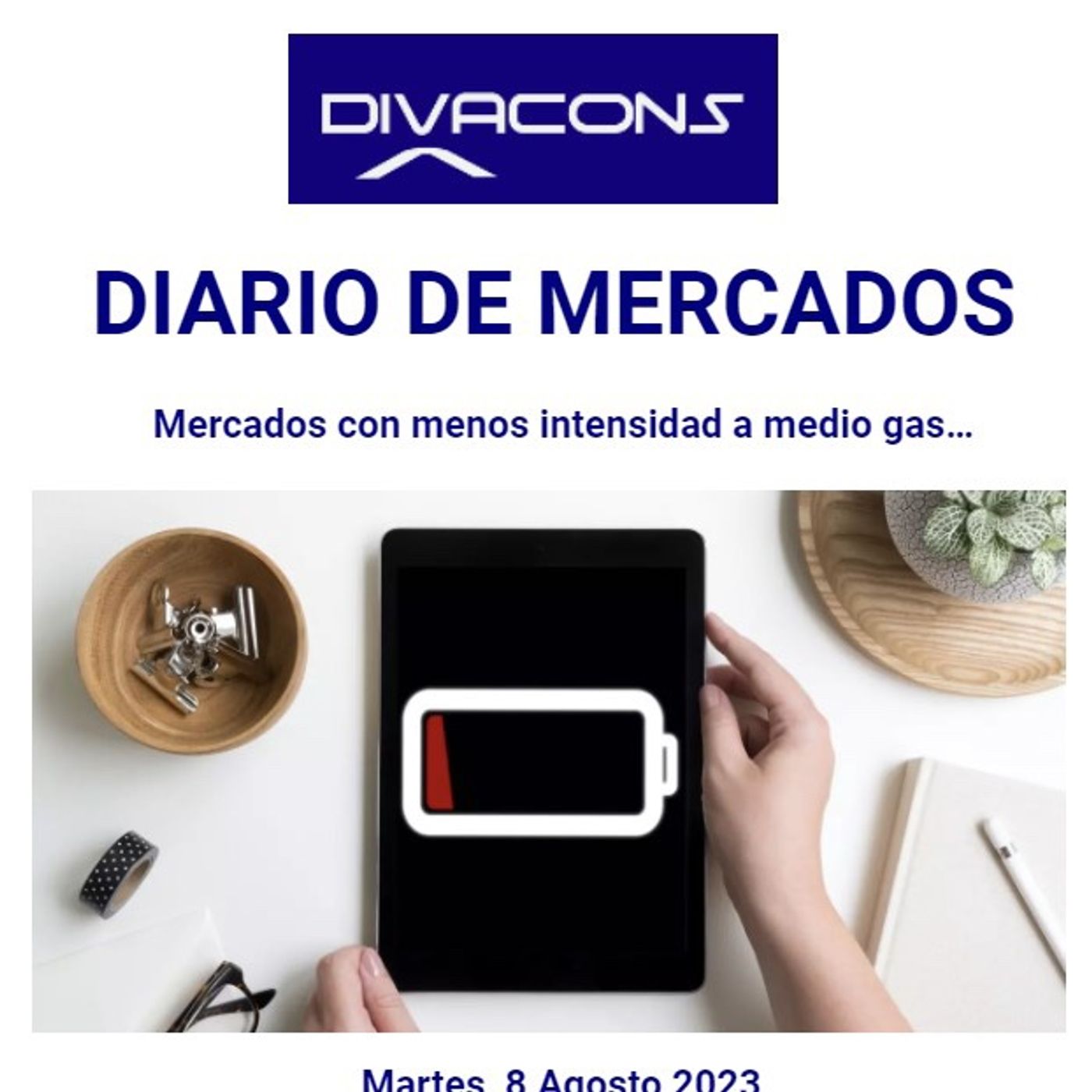 PODCAST DIARIO DE MERCADOS Martes 8 Agosto episode artwork