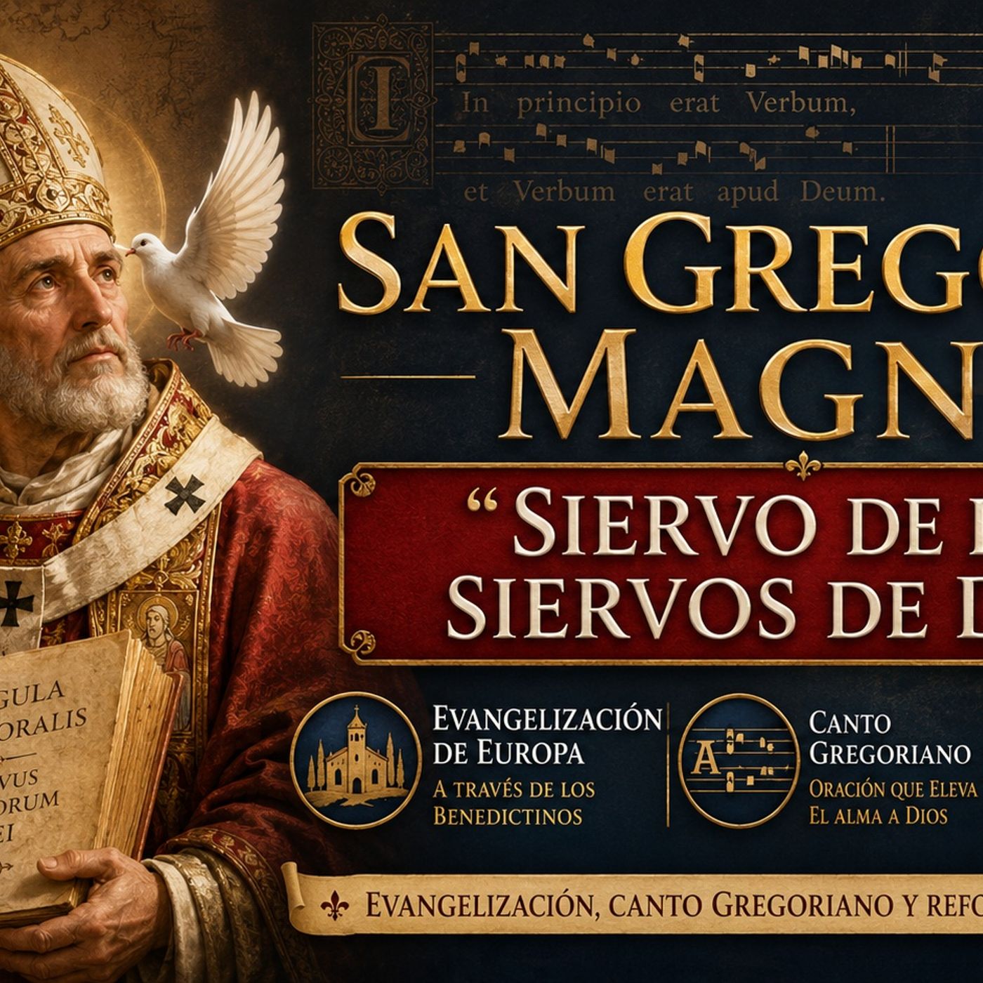 Te cuento la vida del santo de hoy San Gregorio Magno: siervo de los siervos de Dios Evangelizador de Europa, reformador de la Iglesia y p episode artwork