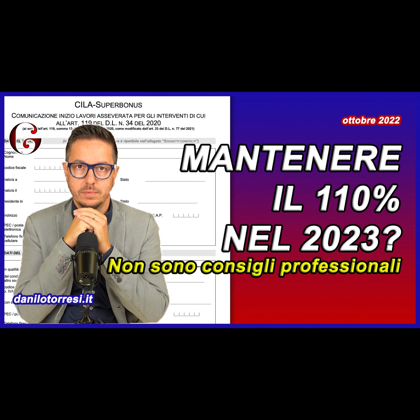 Per avere la PROROGA del SUPERBONUS al 2023 è sufficiente presentare la CILAS ora? episode artwork