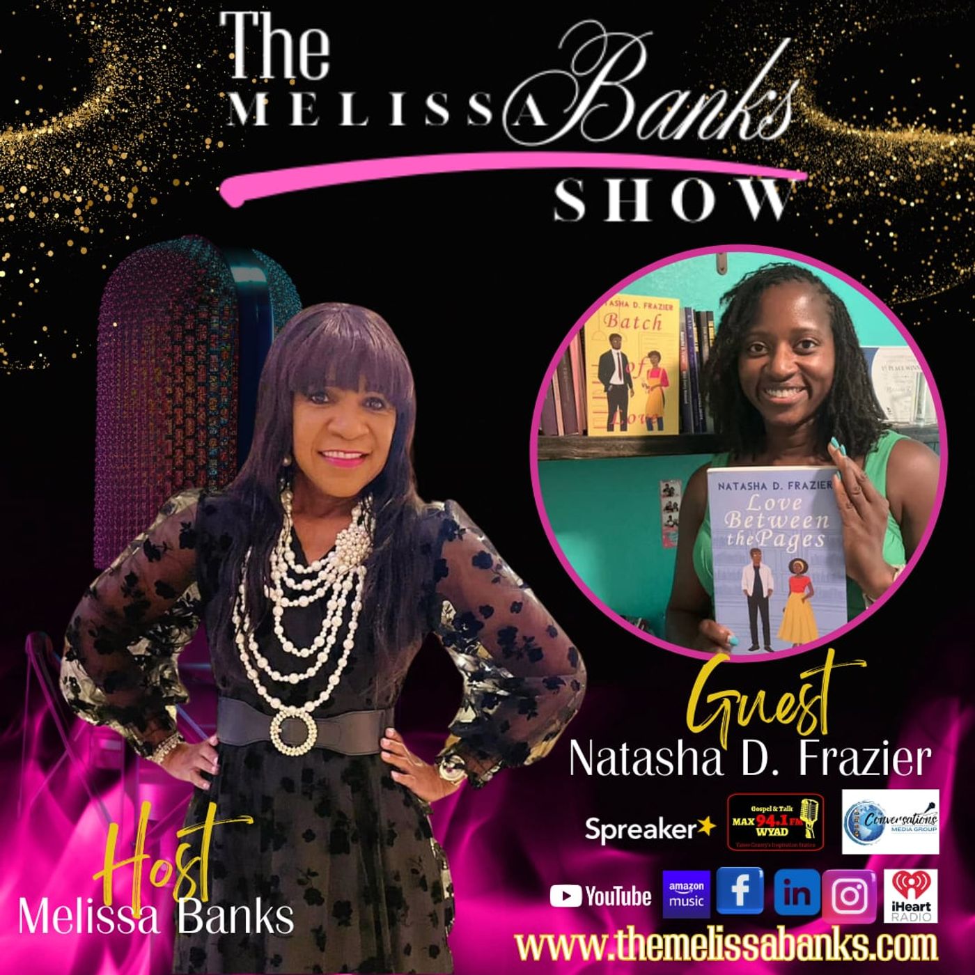 The Melissa Banks Show welcomes author Natasha D. Frazier ~ #womenempowerment #authorinterview