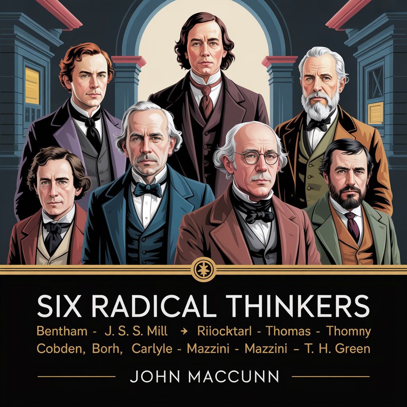 Six Radical Thinkers: Bentham - J. S. Mill: Cobden - Carlyle - Mazzini - T. H. Green