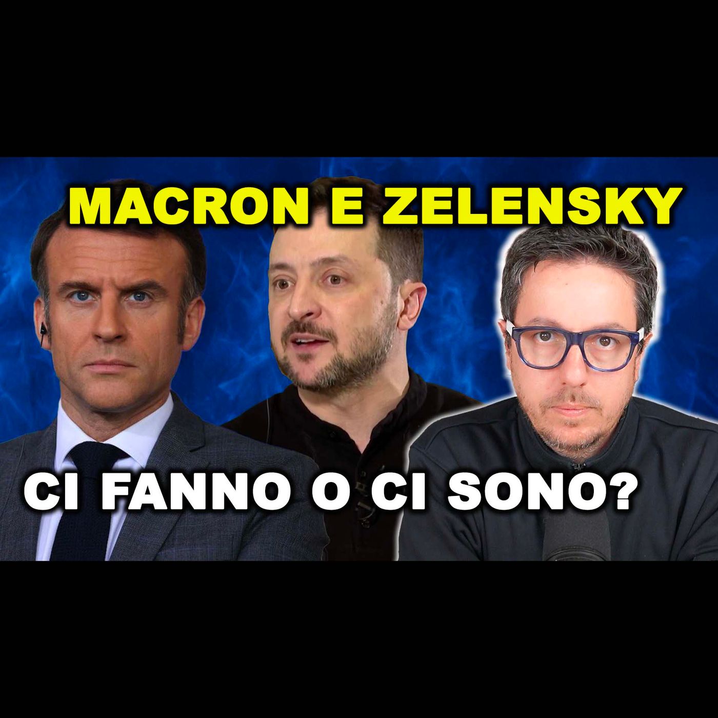 MACRON E ZELENSKY NON CI STANNO CAPENDO NULLA sul negoziato
