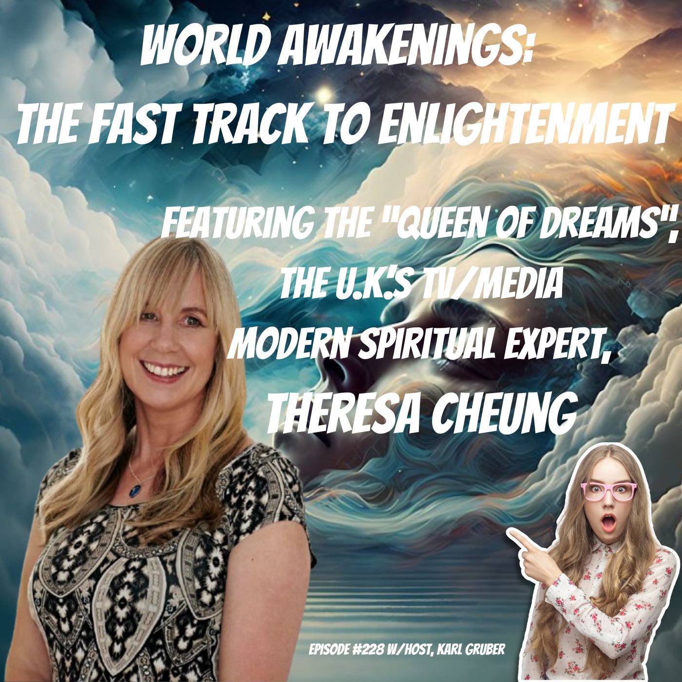 The Queen of Dreams, the U.K.'s Media Star, Theresa Cheung episode artwork
