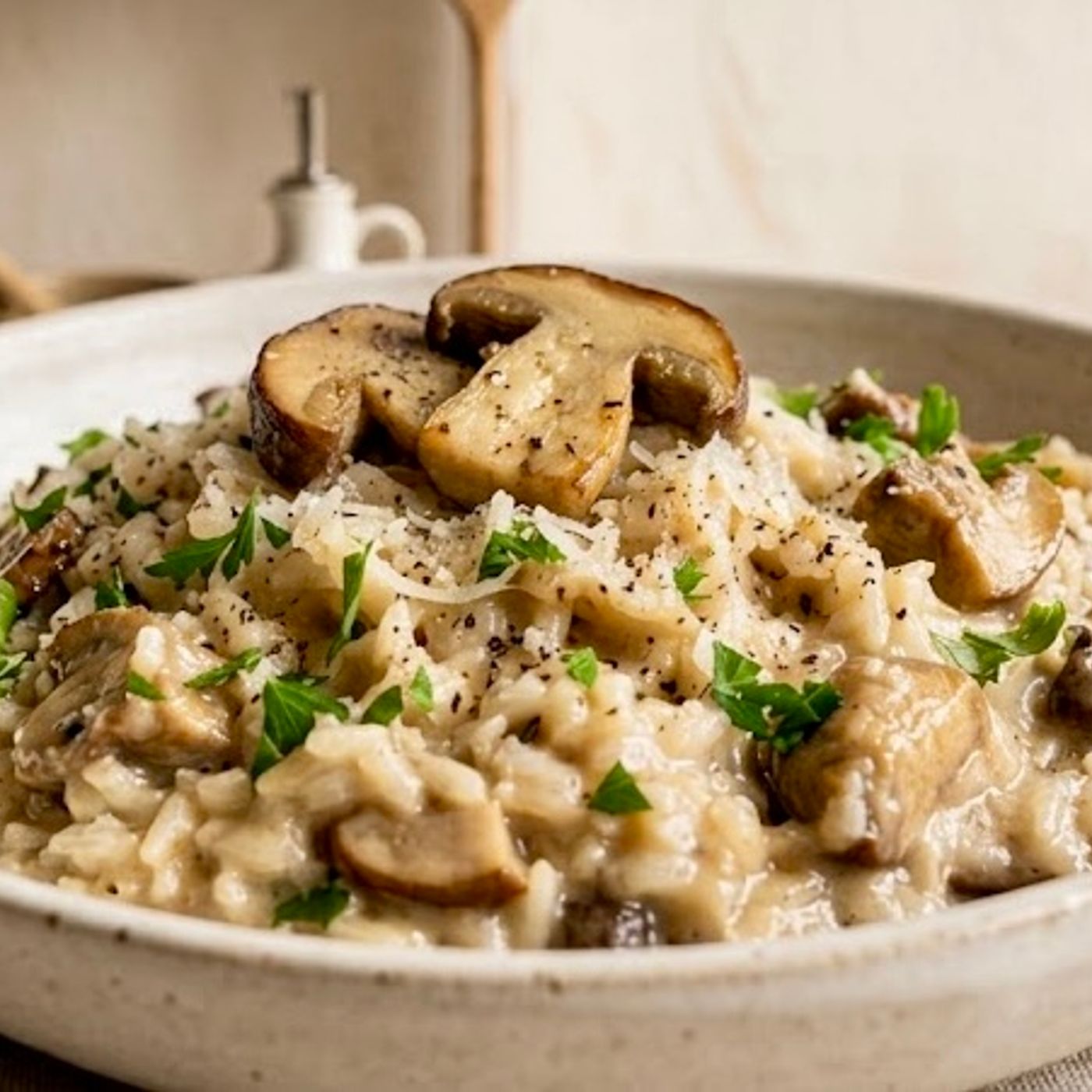 Risotto ai Porcini Cremosissimo, il segreto per una mantecatura perfetta!