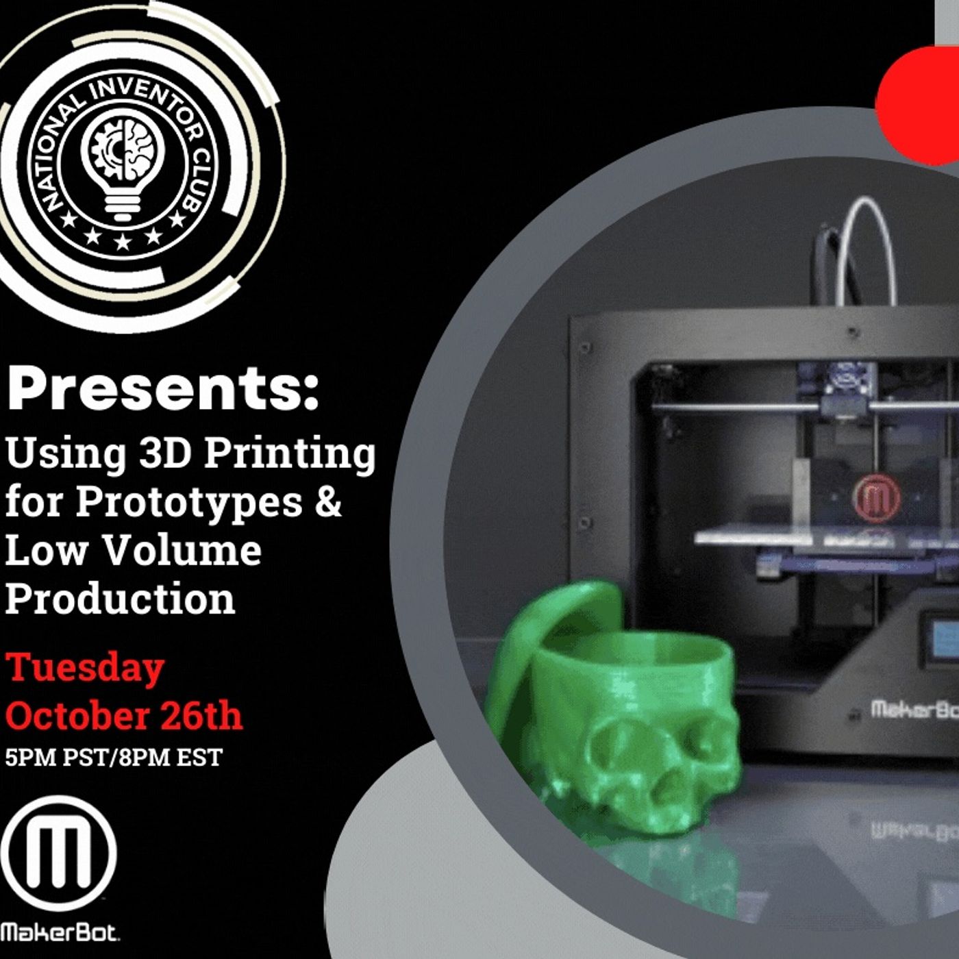 Learn from MakerBot_ 3D Printing for Prototypes & Low Volume Production episode artwork