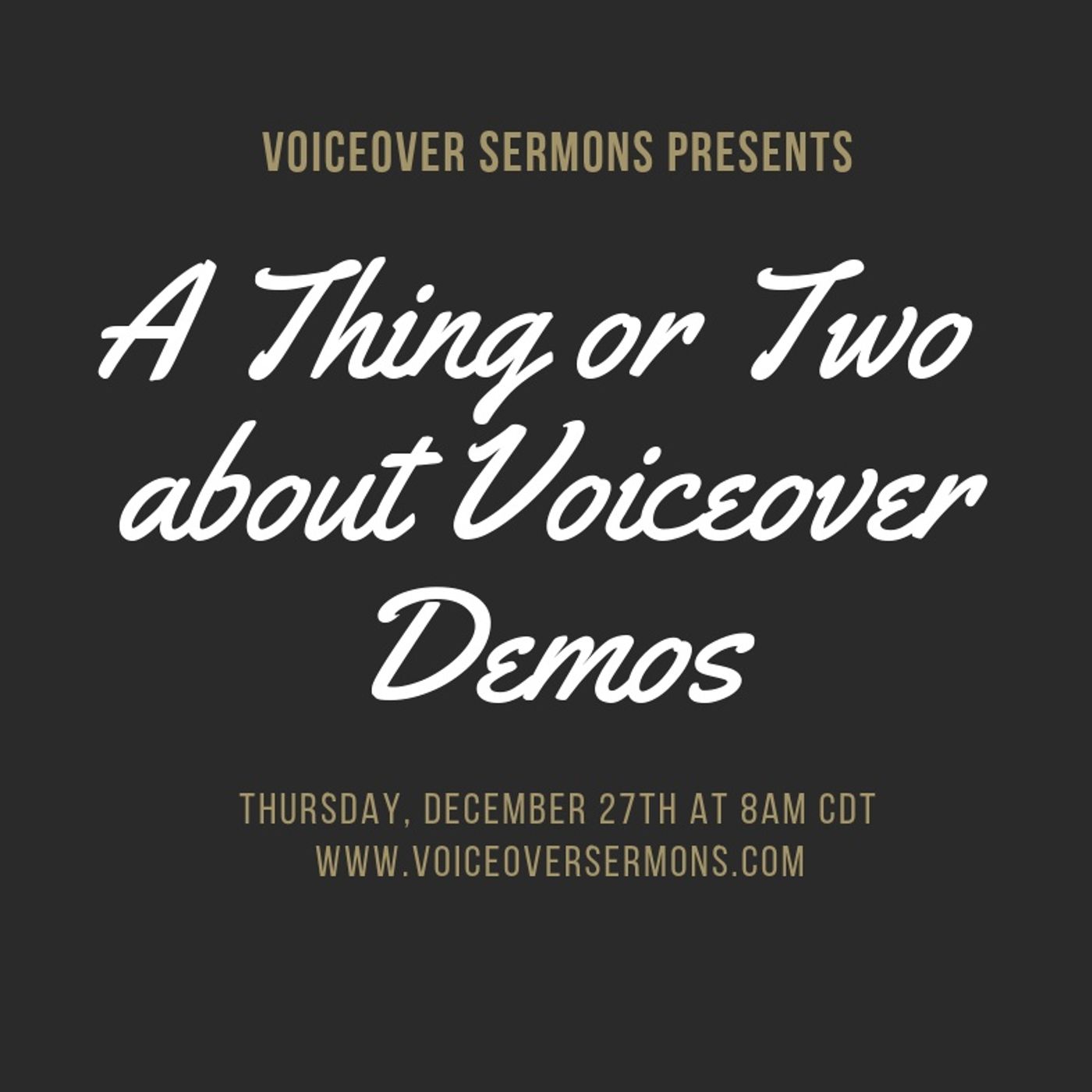 Voiceover Sermons with Terry Daniel
