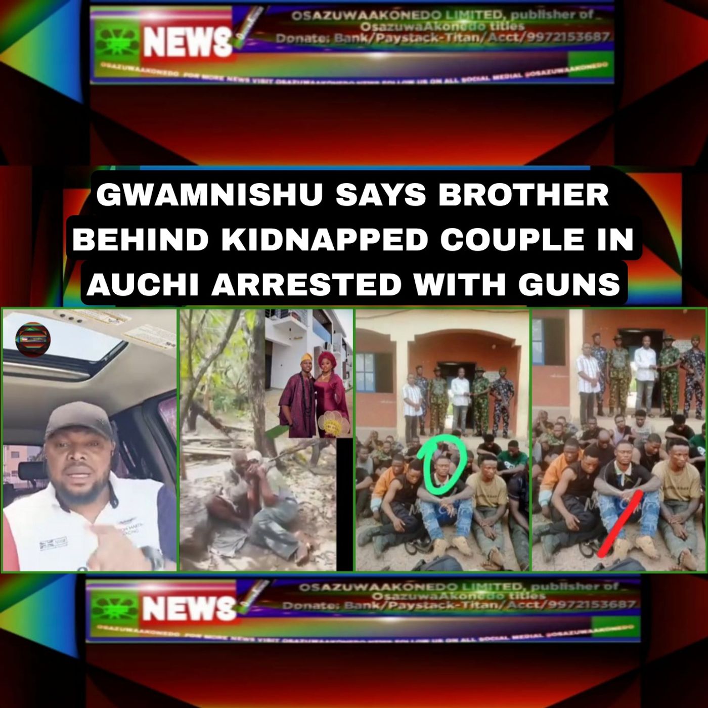 Gwamnishu Says Brother Behind Kidnapped Couple In Auchi Arrested With Guns episode artwork