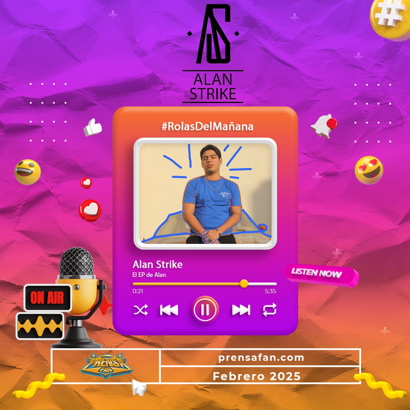 Entrevista con Alan Strike episode artwork