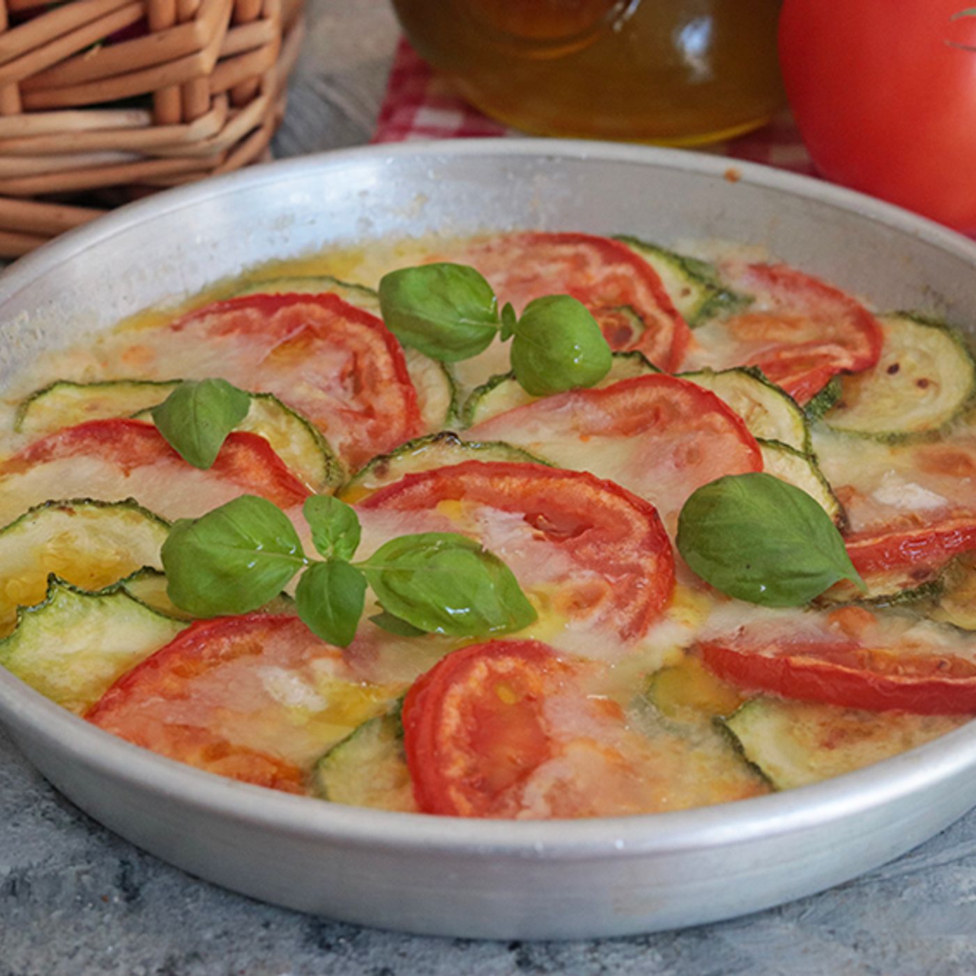 Zucchine alla caprese
