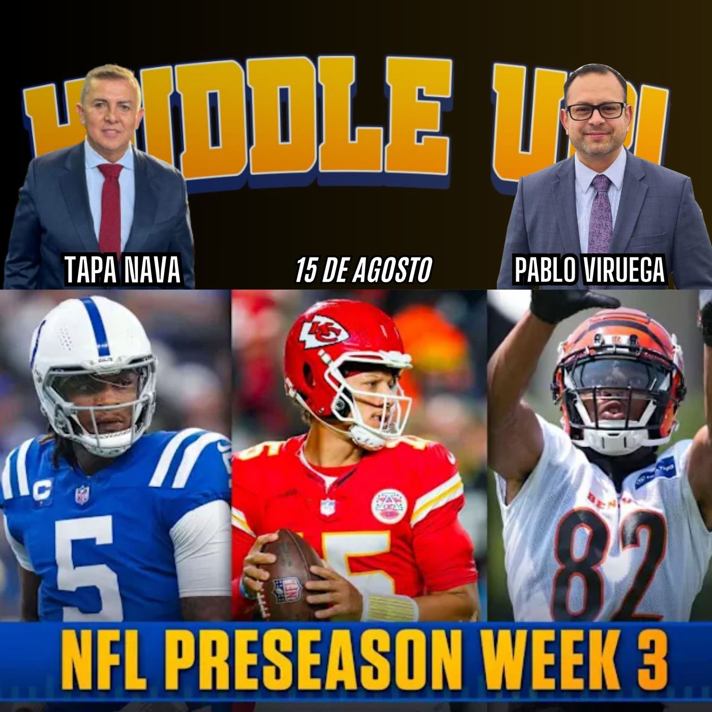 #HuddleUP 22 de Agosto #NFL @TapaNava @PabloViruega
