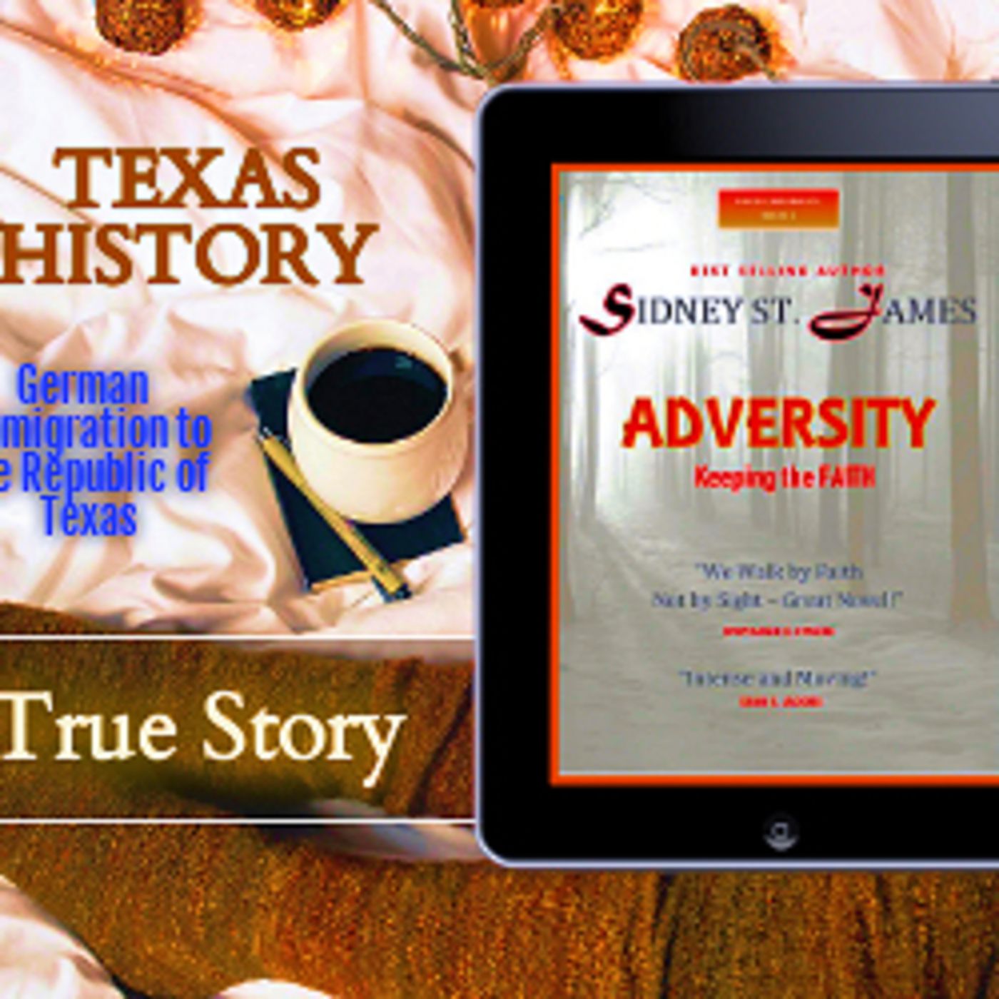 Sidney St. James - Writer of Novels and Teller of Stories