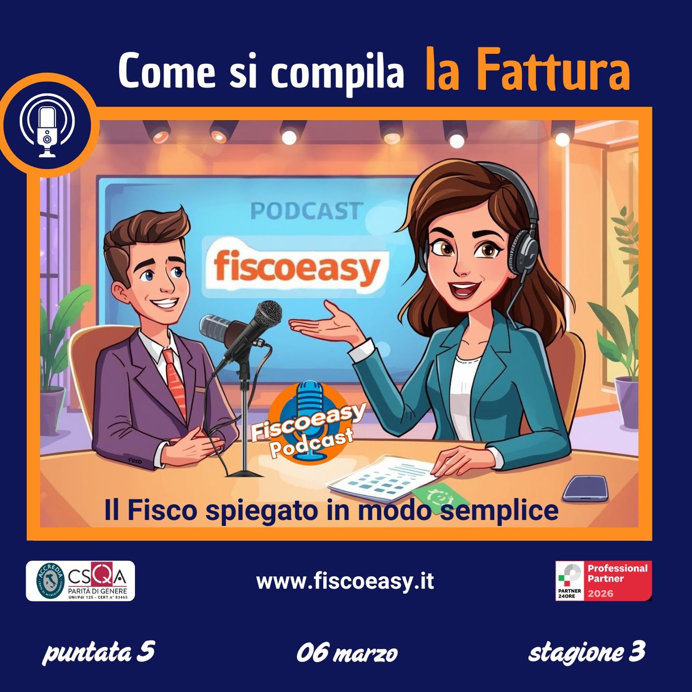 Come si compila la fattura episode artwork