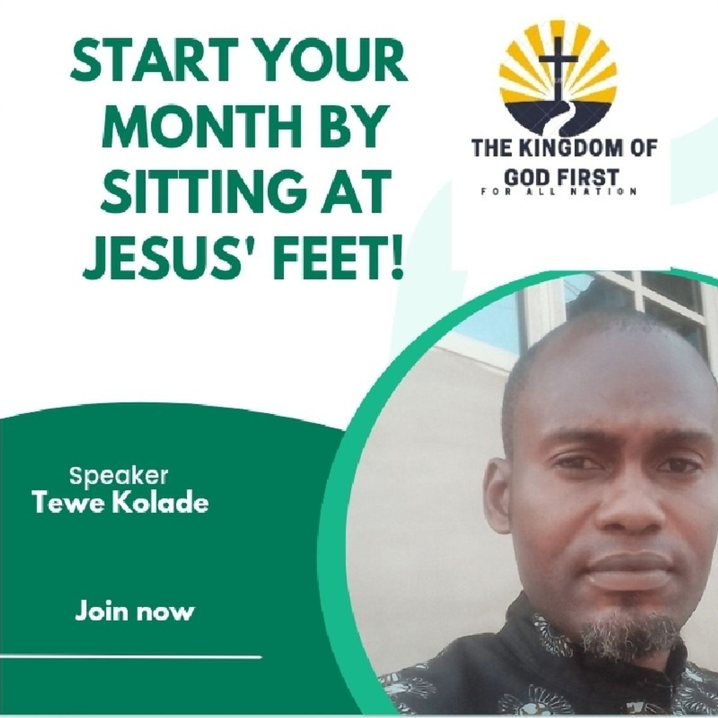 START YOUR MONTH BY SITTING AT JESUS FEET! episode artwork