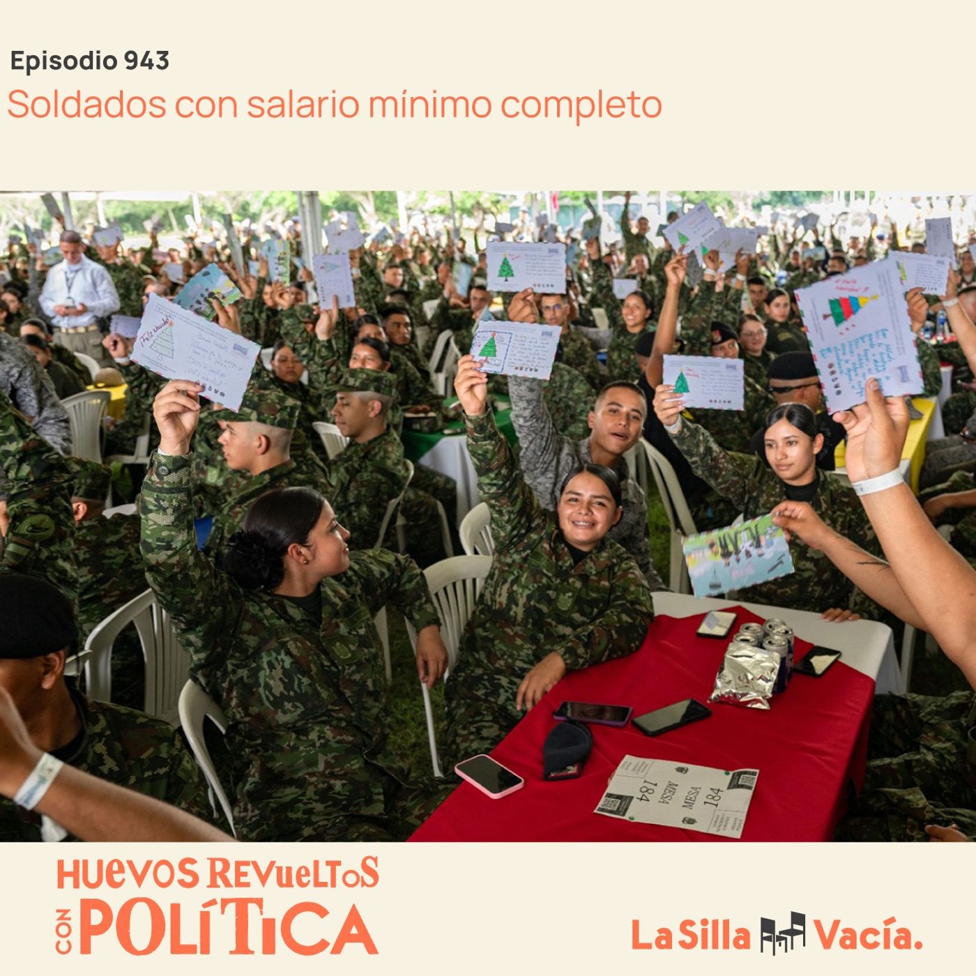 Soldados con salario mínimo completo