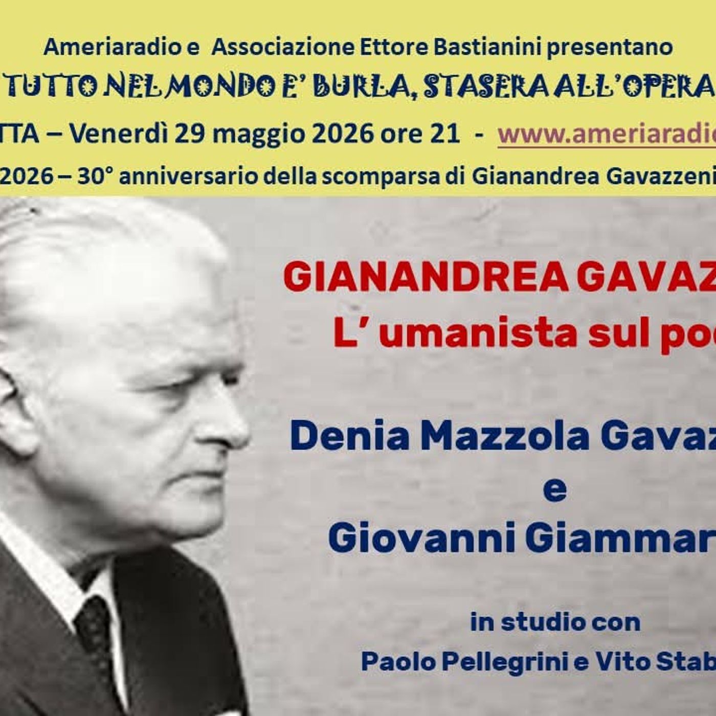 Tutto nel Mondo è Burla stasera all’Opera – Gianandrea Gavazzeni L’umanista sul podio episode artwork