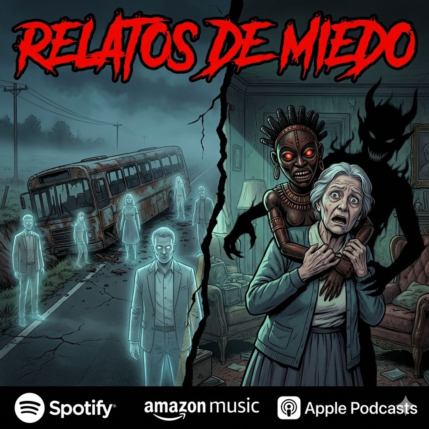 HORRORCAST : La Ruta de los Lamentos / La Abuela Poseída - Relatos de Miedo episode artwork