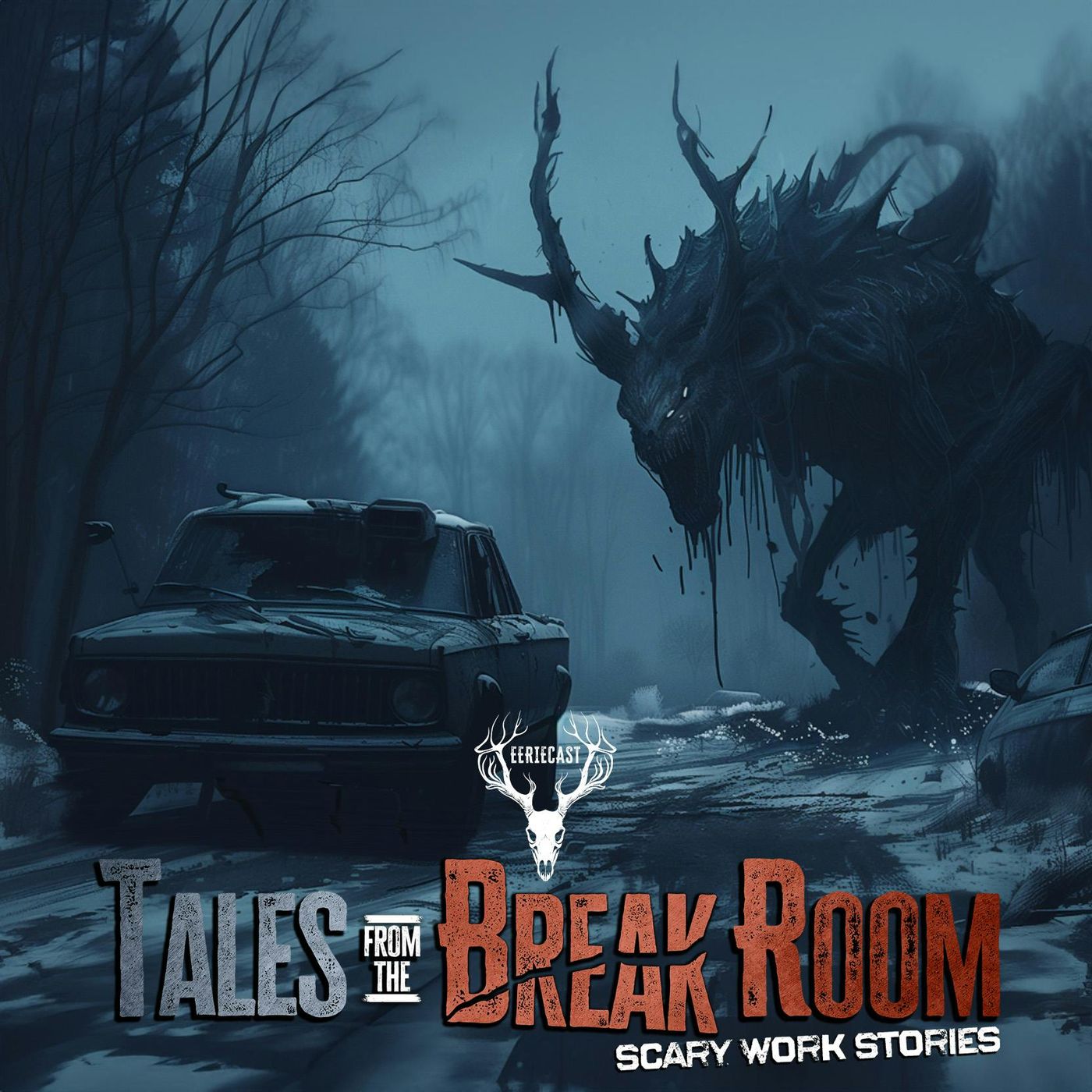 117 | Terrifying Creature DRAGS COP From Car - 5 TRUE Scary Stories episode artwork