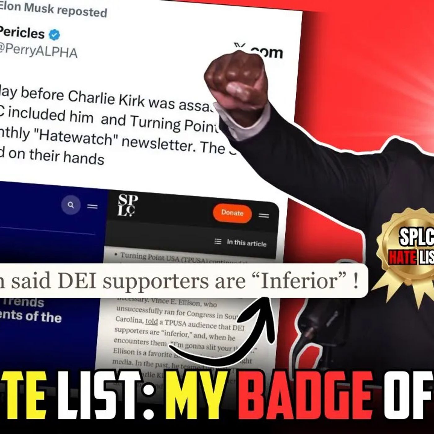 Southern Poverty Law Center Put Me On Their Hate List-I’m Honored!