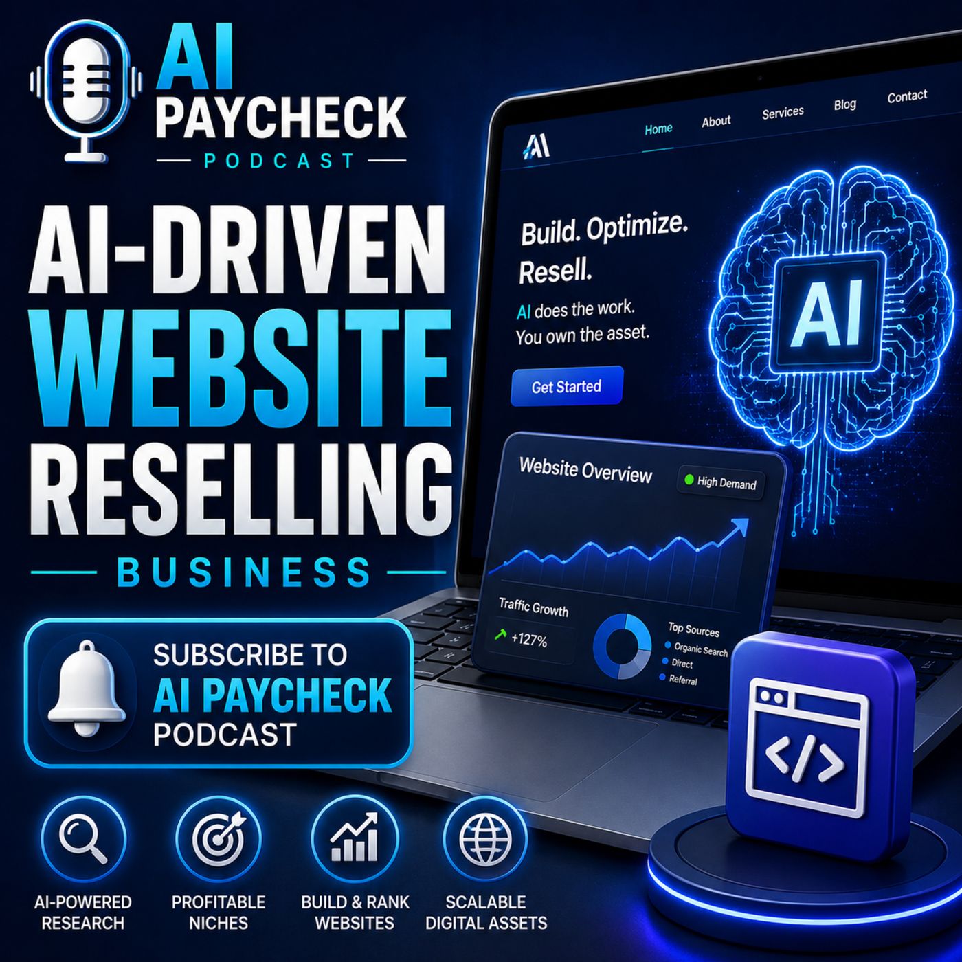 AI‑Driven Website Reselling Business