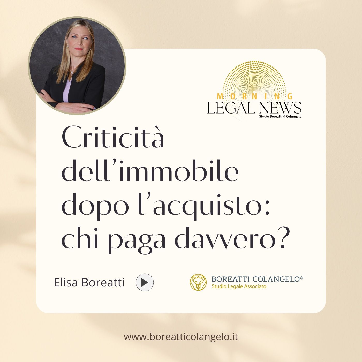 #72 - Criticità dell’immobile dopo l’acquisto| Boreatti&Colangelo episode artwork