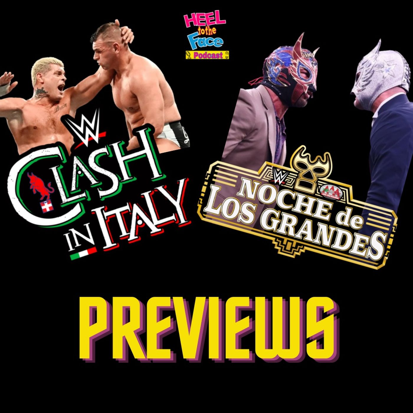 WWE's International Weekend and our AEW review for casuals episode artwork