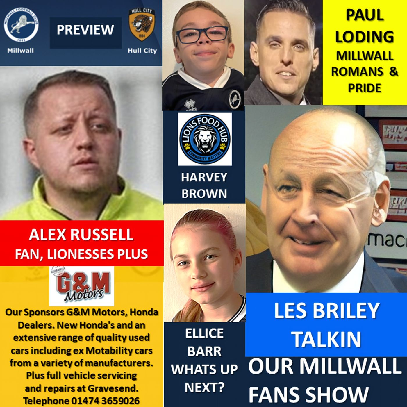 Our Millwall Fans Show - Sponsored by G&M Motors - Meopham & Gravesend 06/10//23 episode artwork
