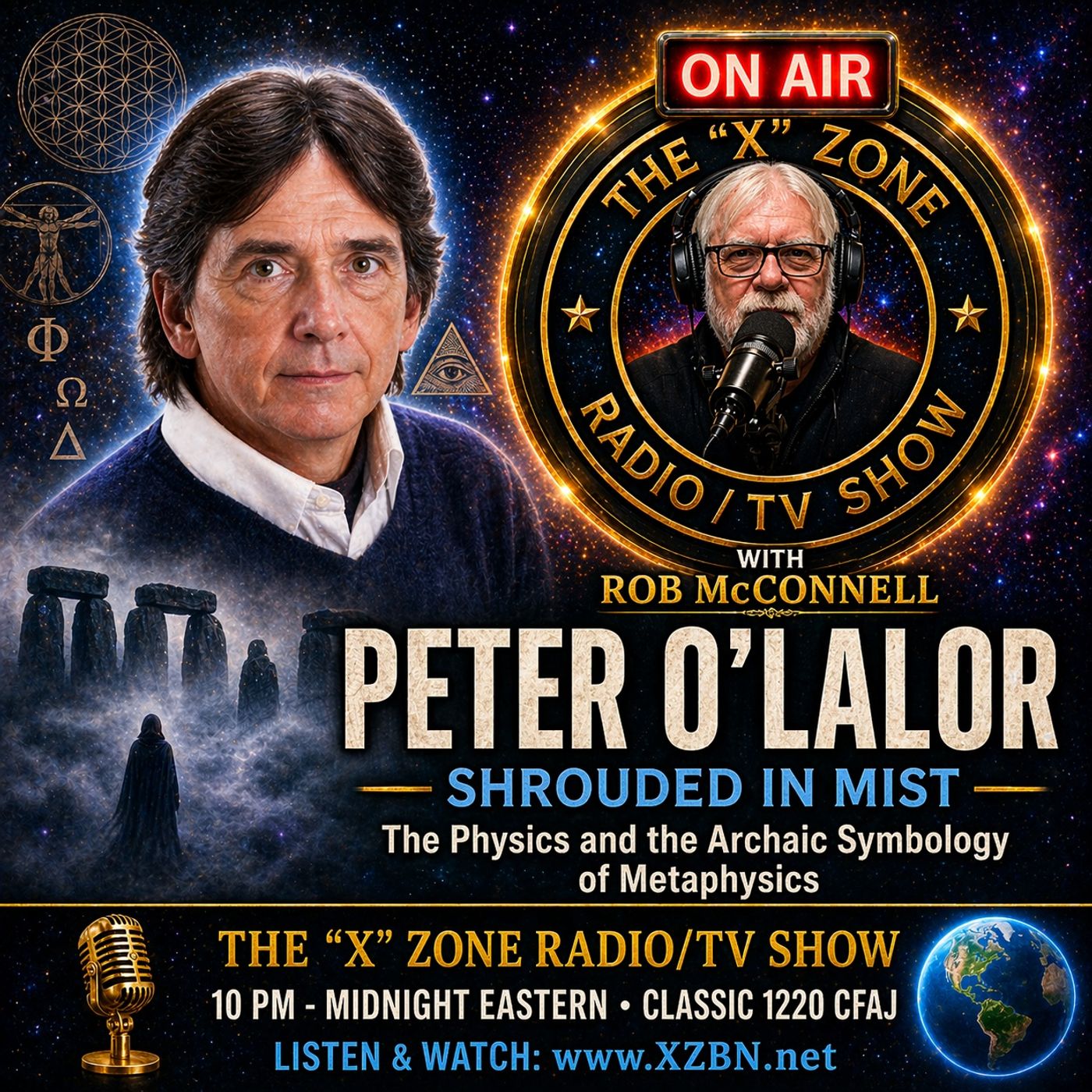 Rob McConnell Interviews - PETER O'LALOR - Shrouded in Mist - The Physics and the Archaic Symbology of Metaphysics