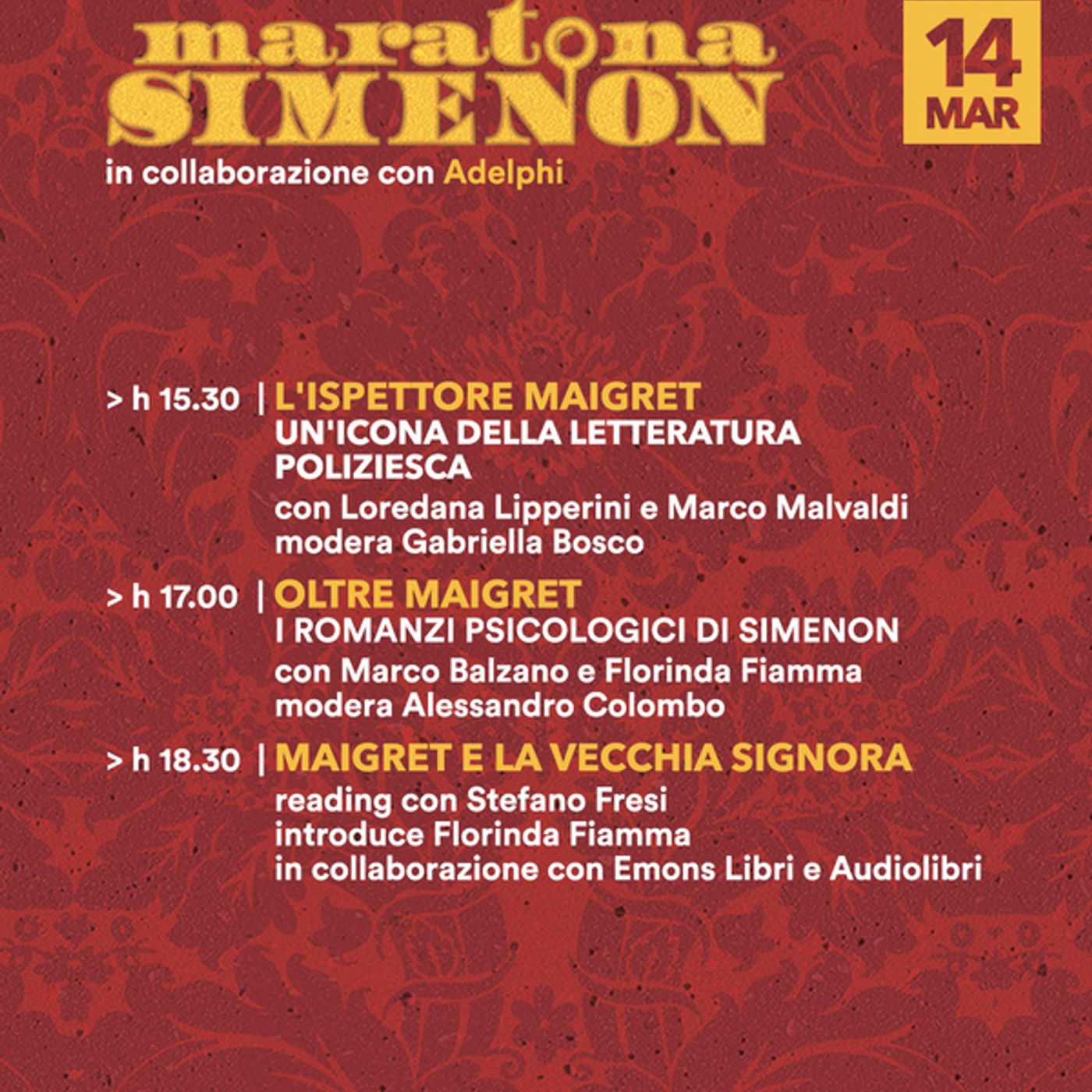 Florinda Fiamma "Maratona Simenon"
