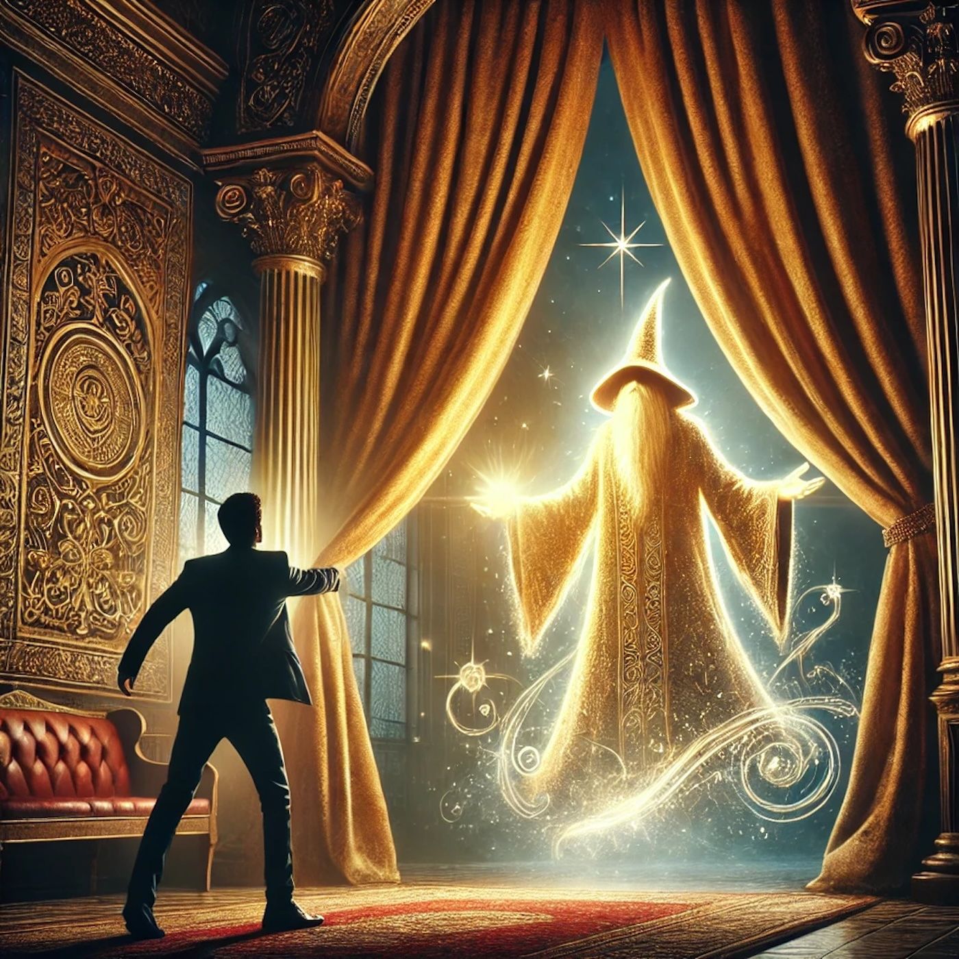"I don't care about the money. I'm pulling back the curtain. I want to meet the wizard." episode artwork