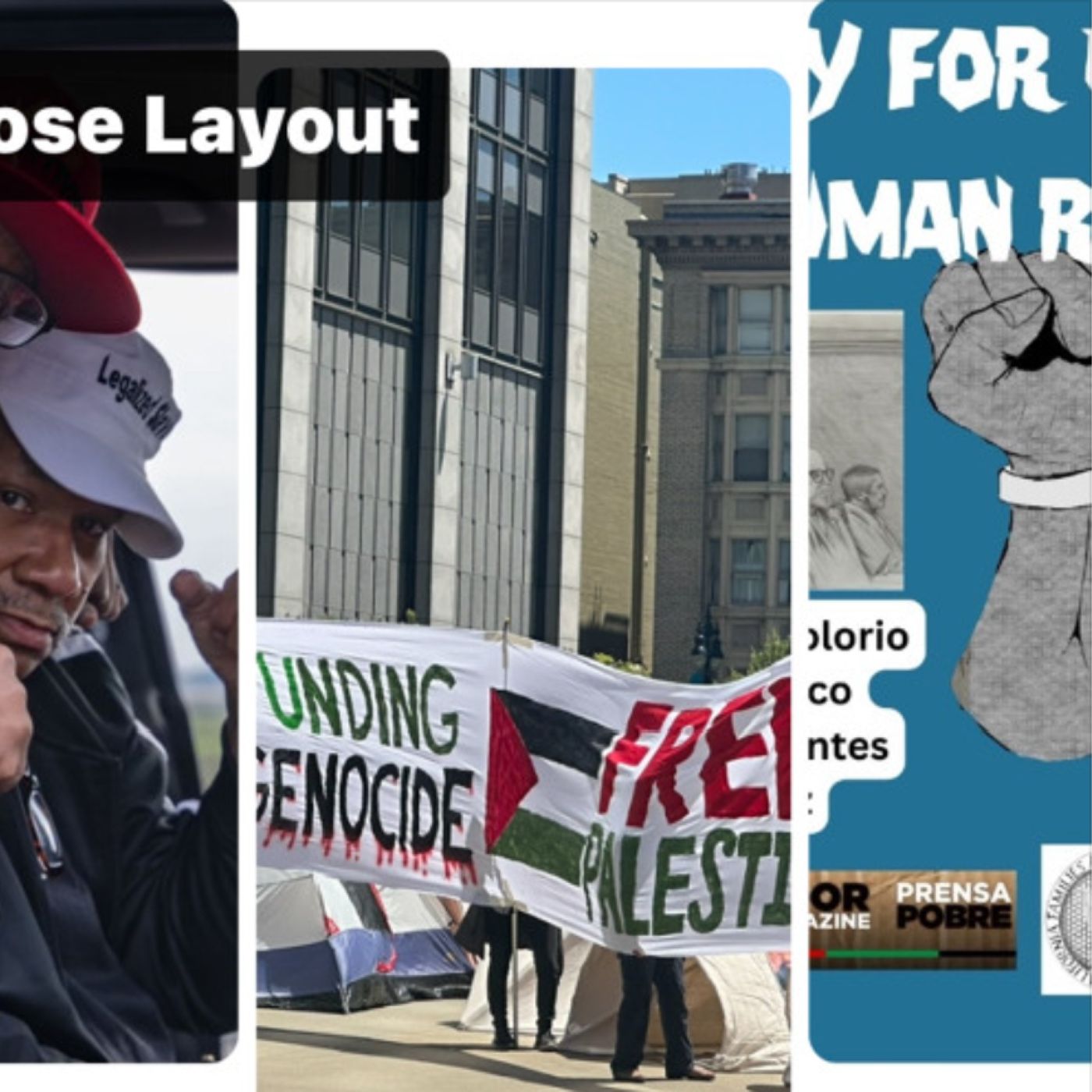 PoPeoplesRadio Juneteenth special-Liberate all these settler cages -from Turtle Island to Palestine episode artwork