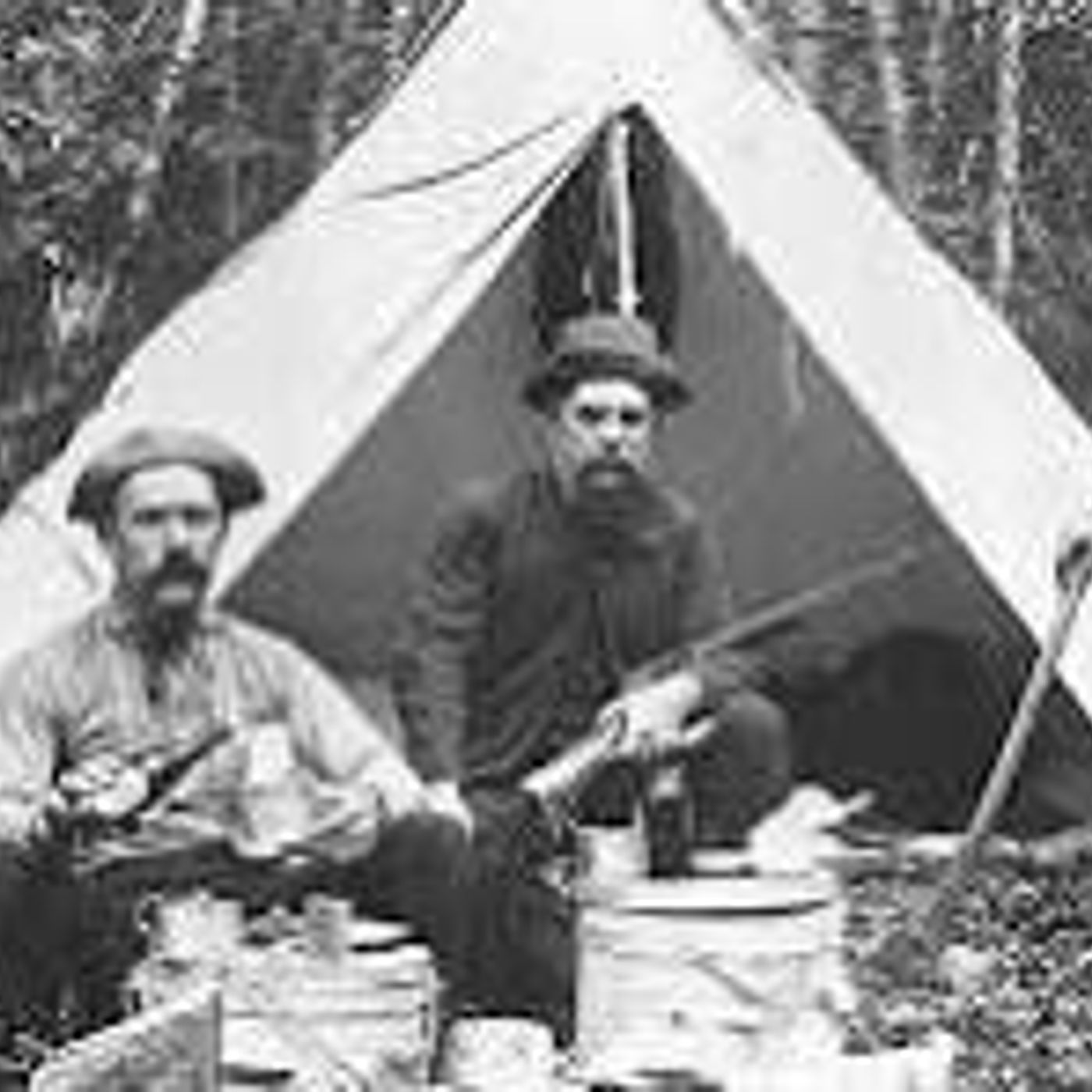 A TENT IN AGONY and FOUR MEN IN A CAVE episode artwork