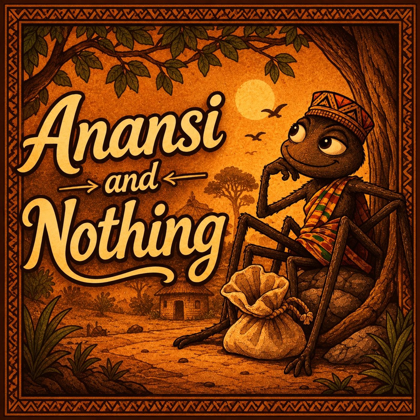 Ep. 123: Anansi and Nothing (Ghana/West Africa) written 19th century episode artwork
