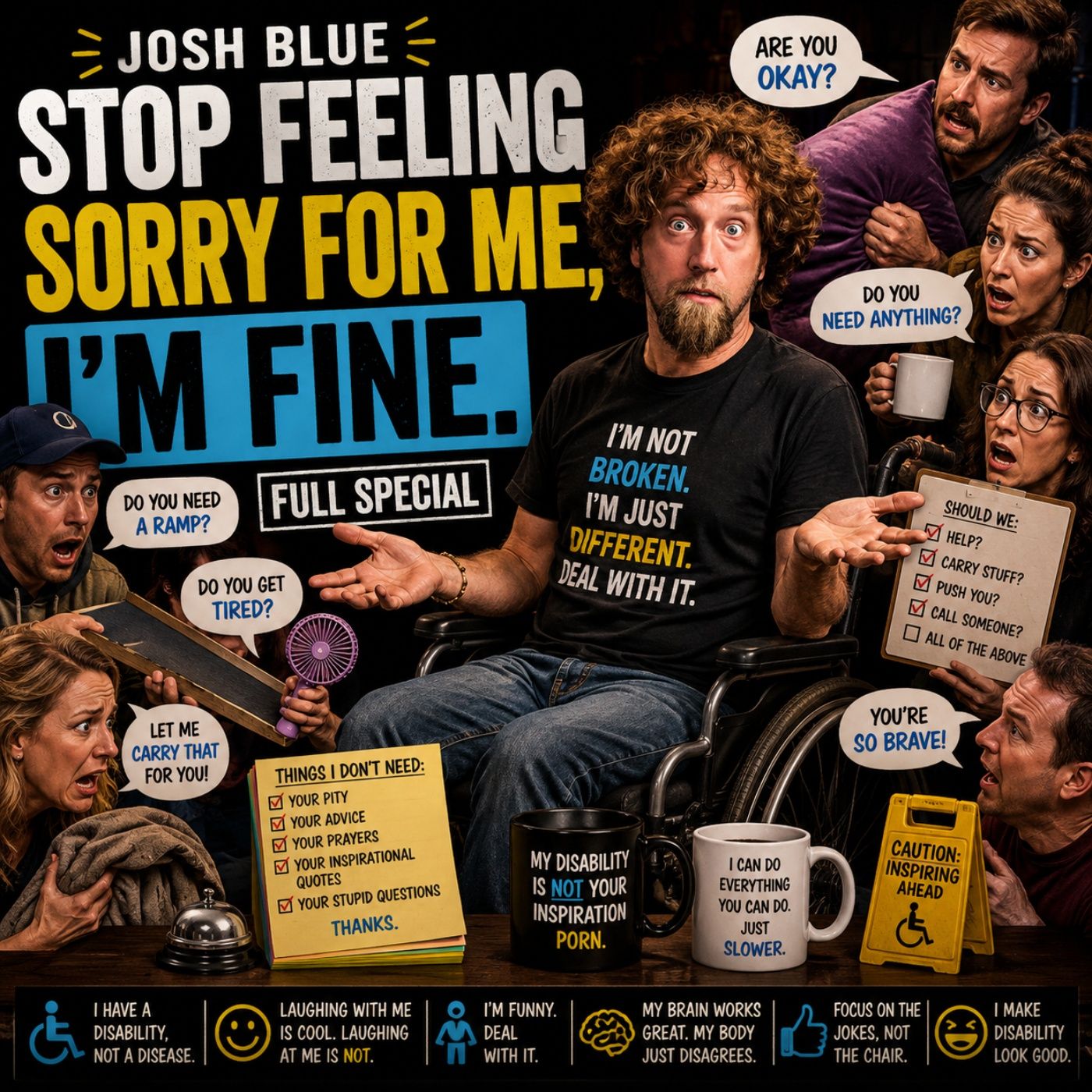 Josh Blue – Stop Feeling Sorry For Me, I’m Fine Full Special (Stand-up Comedy) episode artwork