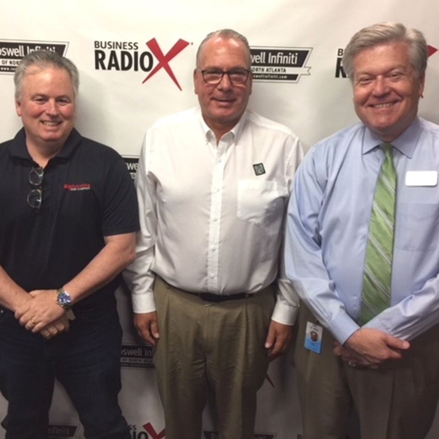 Jim Zavorski with Alpharetta Sign Company and Phil Wahl with Kale Me Crazy episode artwork