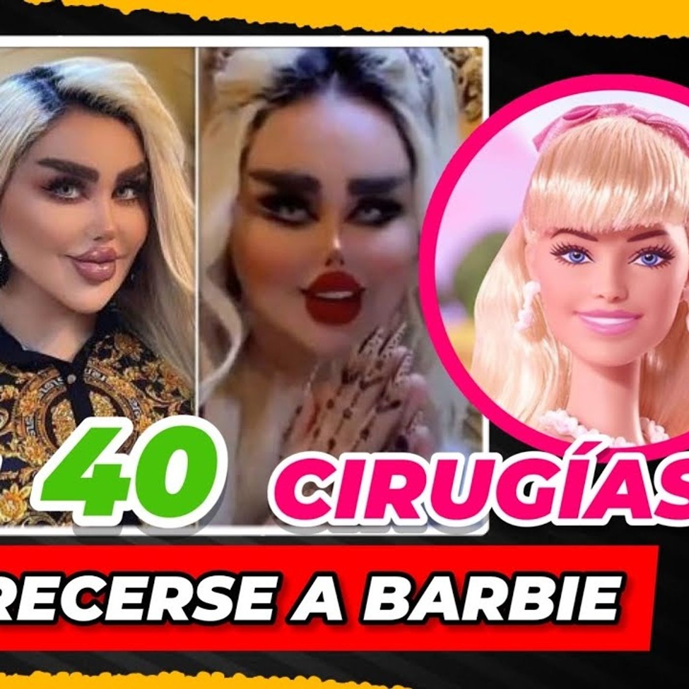 PRESENTADORA Y ACTRIZ QUE SE HA SOMETIDO A MÁS DE 40 CIRUGÍAS PARA PARECERSE A BARBIE episode artwork