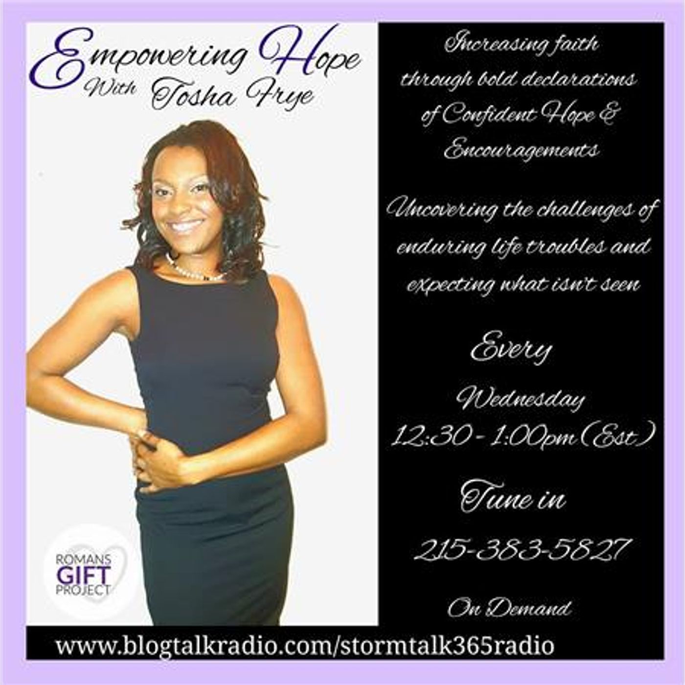 "EMPOWERING HOPE" with TOSHA FRYE episode artwork