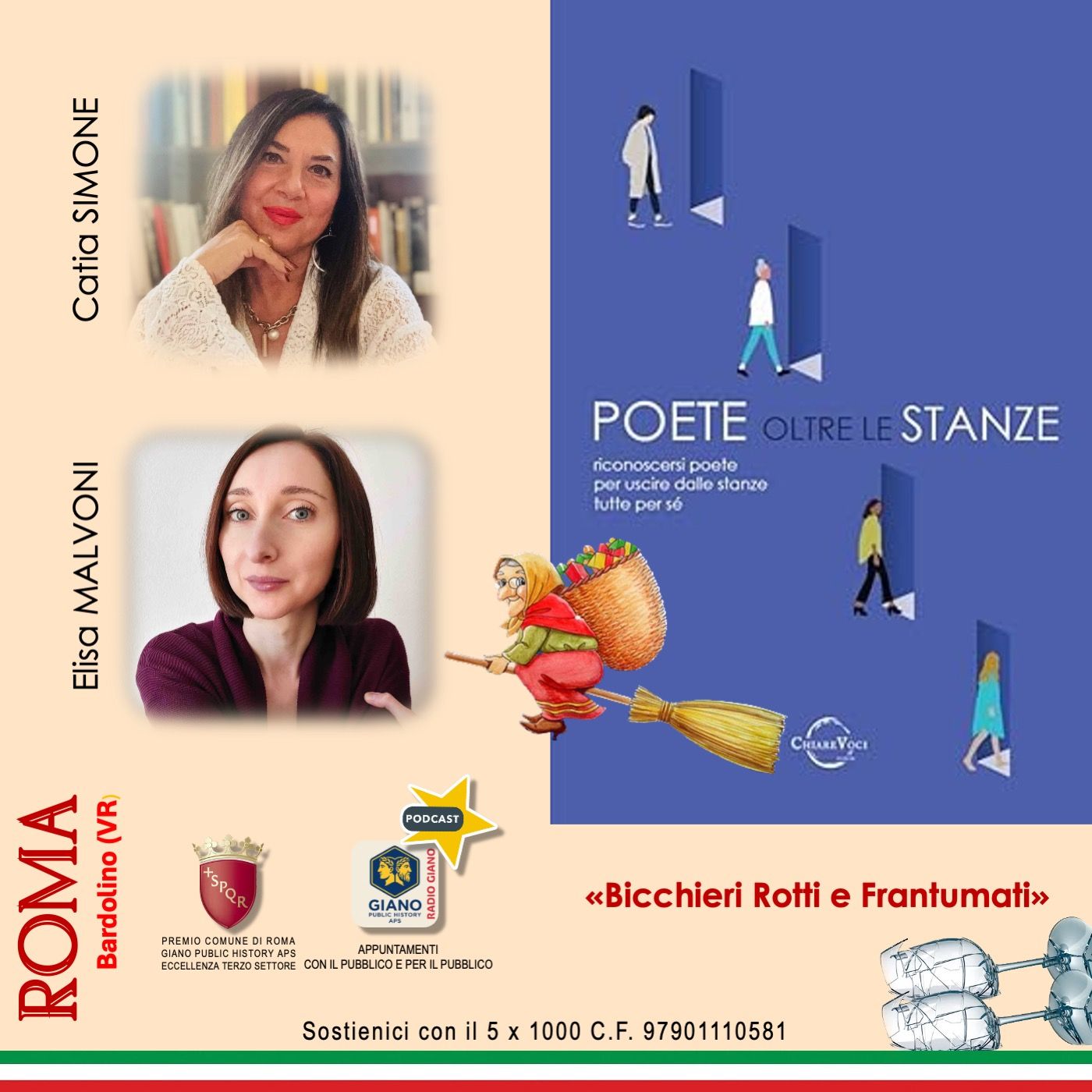 Ep.13. BICCHIERI ROTTI E FRANTUMATI: POETE oltre le STANZE episode artwork